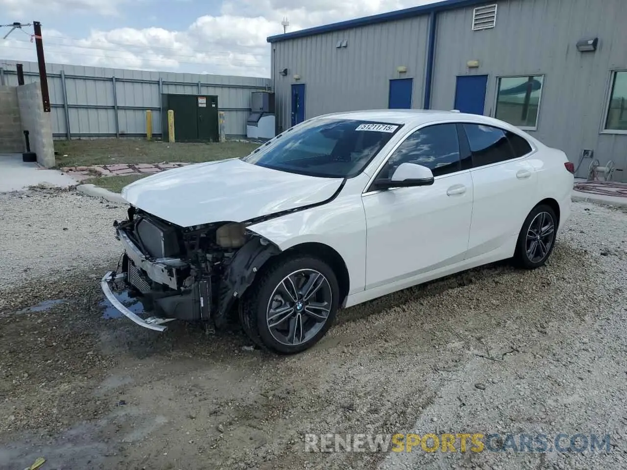 1 Photograph of a damaged car WBA53AK07N7J99544 BMW 2 SERIES 2022
