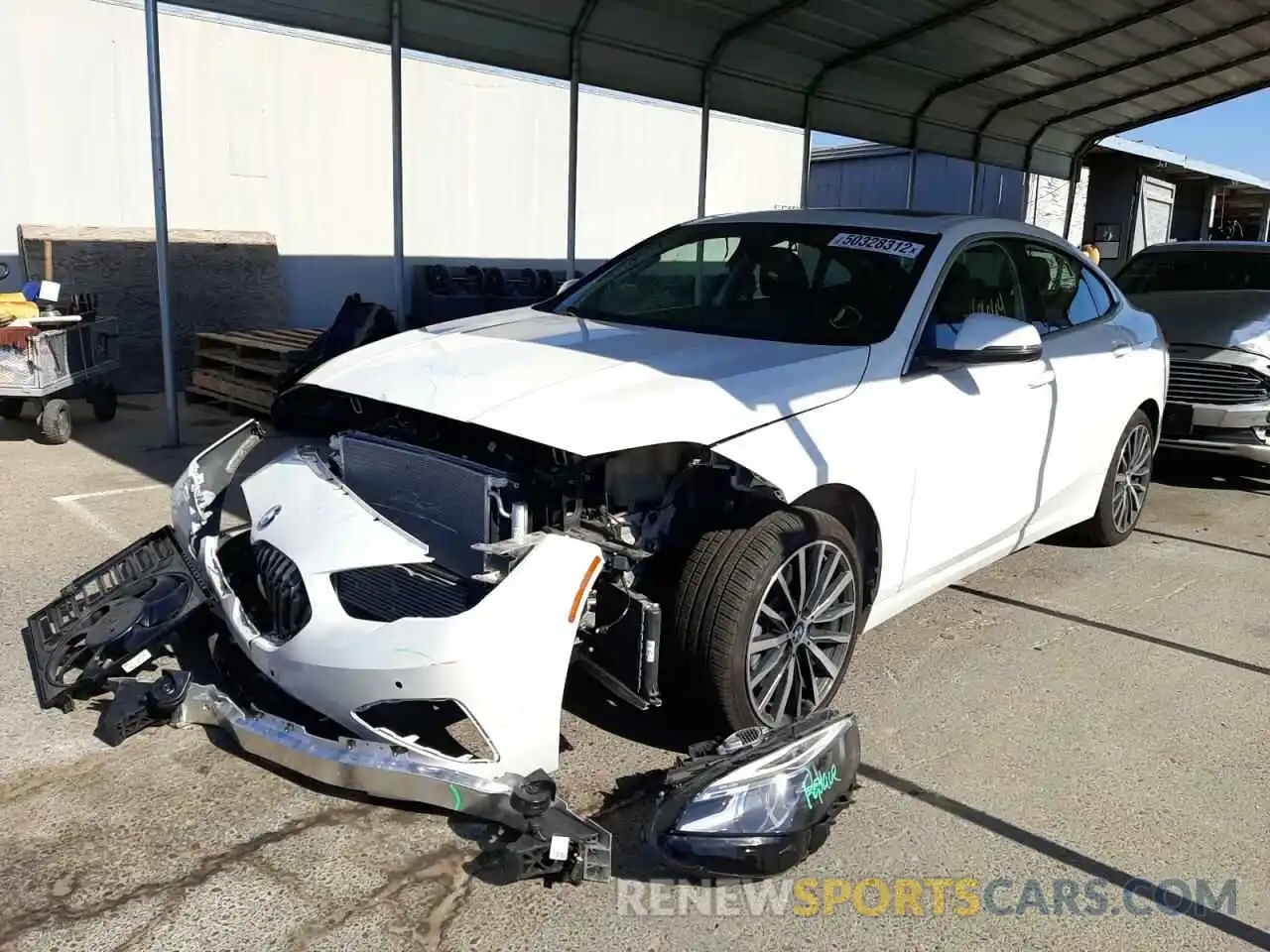 2 Photograph of a damaged car WBA53AK09N7K15632 BMW 2 SERIES 2022