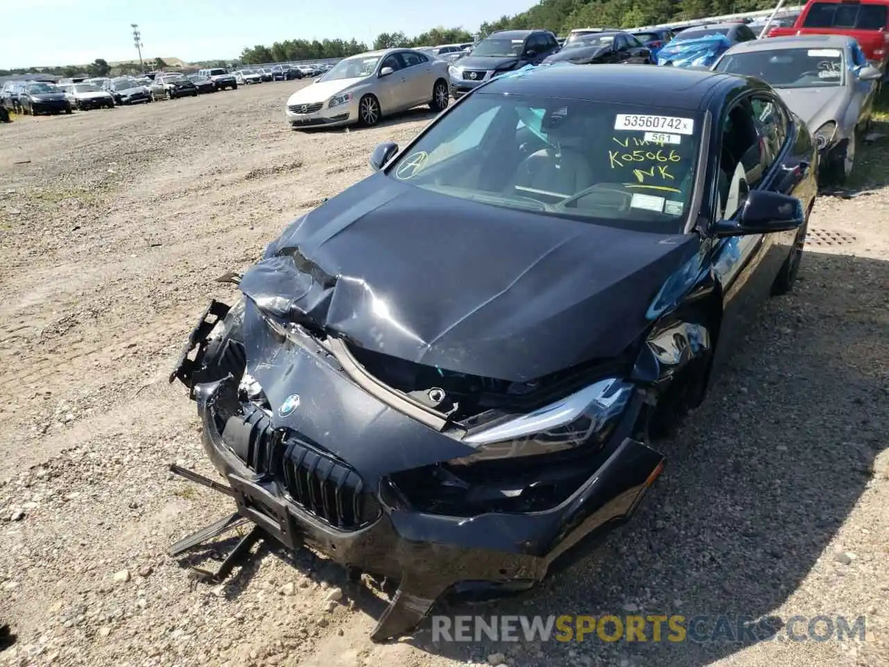 2 Photograph of a damaged car WBA73AK06N7K05066 BMW 2 SERIES 2022