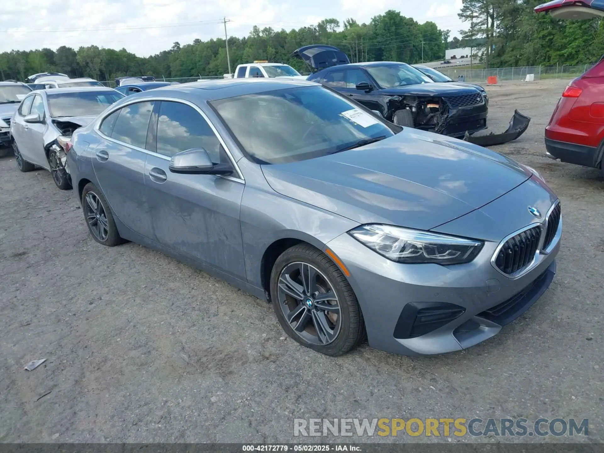 1 Photograph of a damaged car WBA53AK04N7L41428 BMW 228 GRAN COUPE 2022
