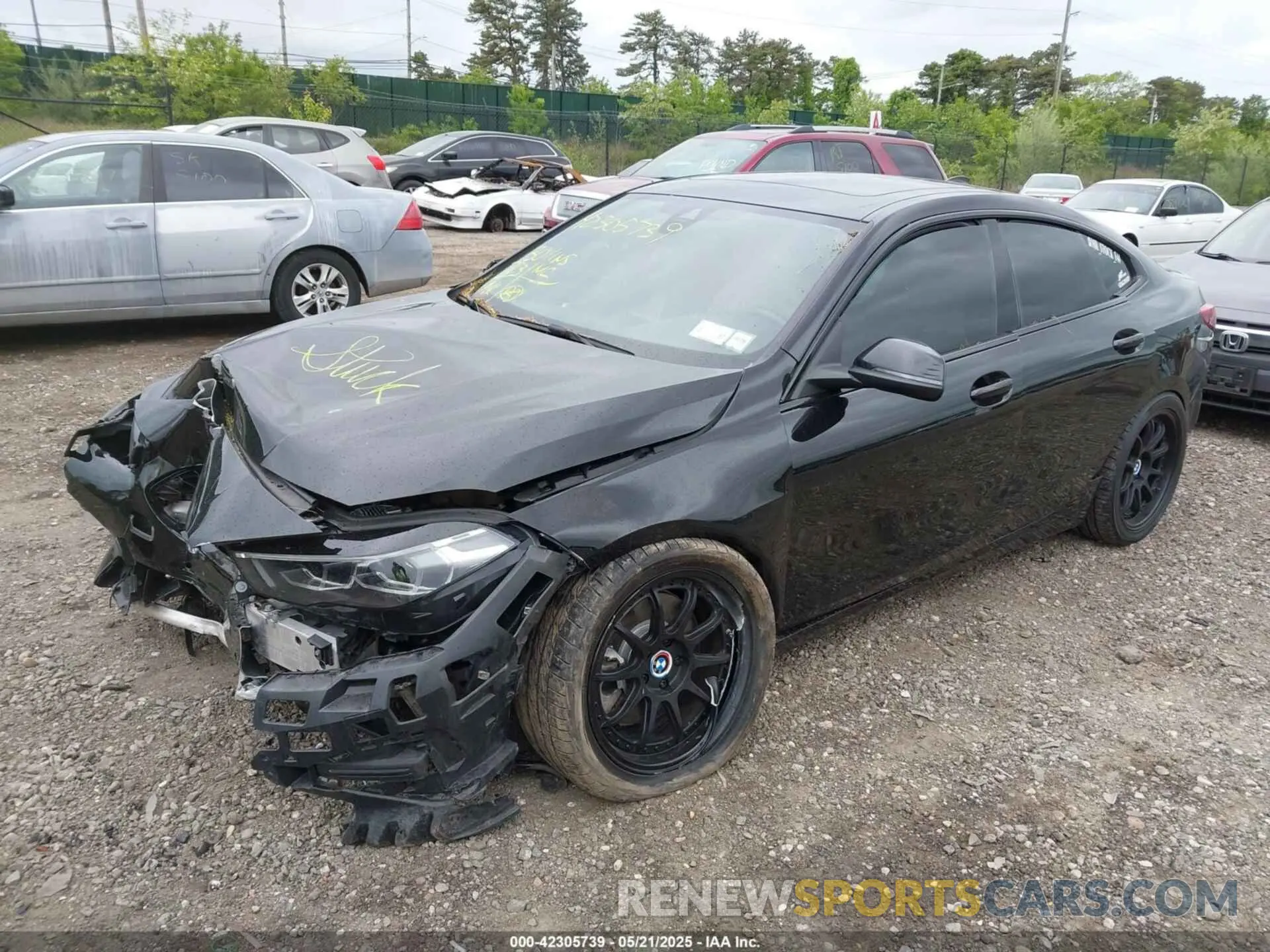 2 Photograph of a damaged car WBA73AK00N7K44428 BMW 228 GRAN COUPE 2022