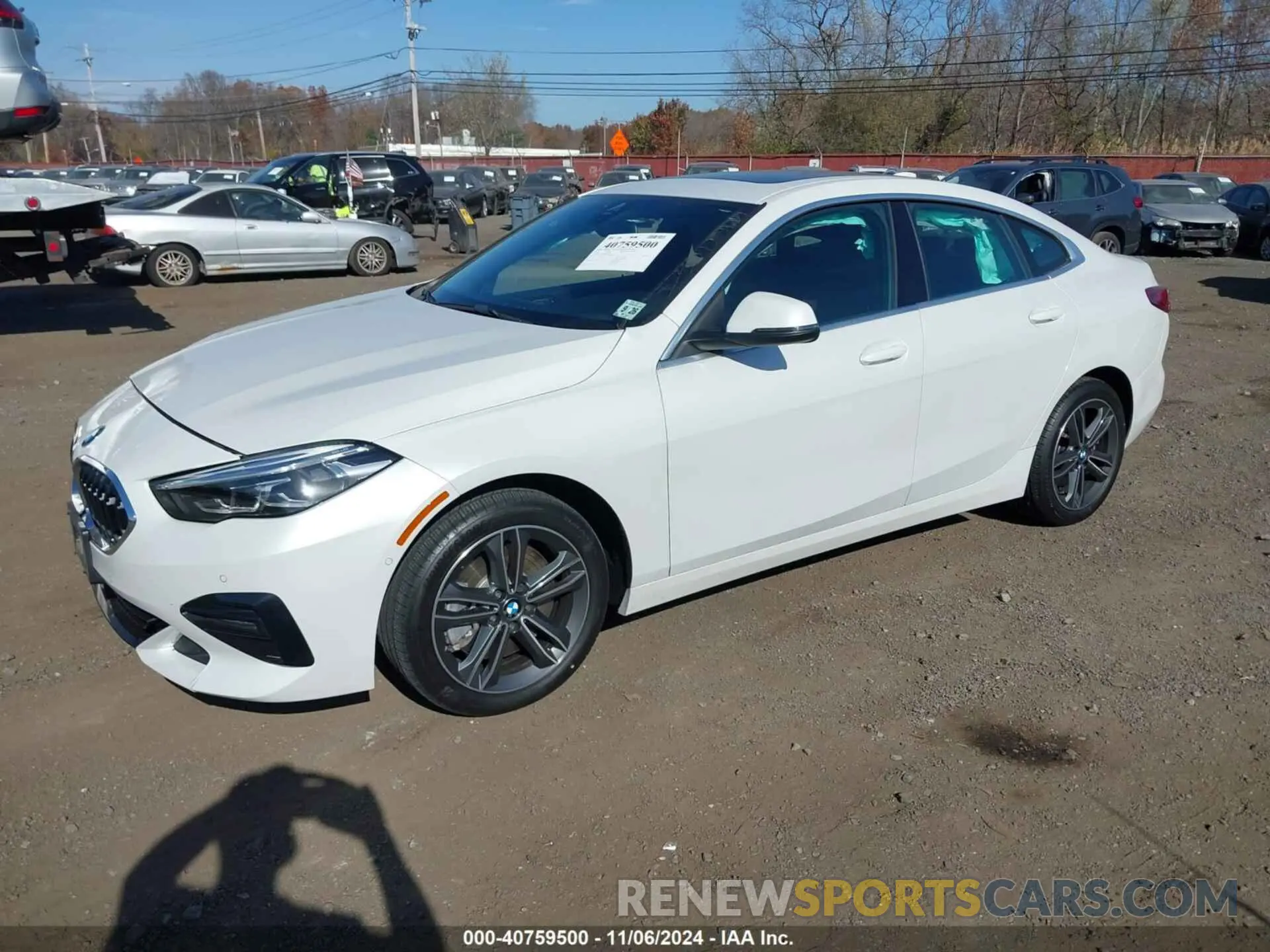 2 Photograph of a damaged car WBA73AK01N7J87124 BMW 228 GRAN COUPE 2022