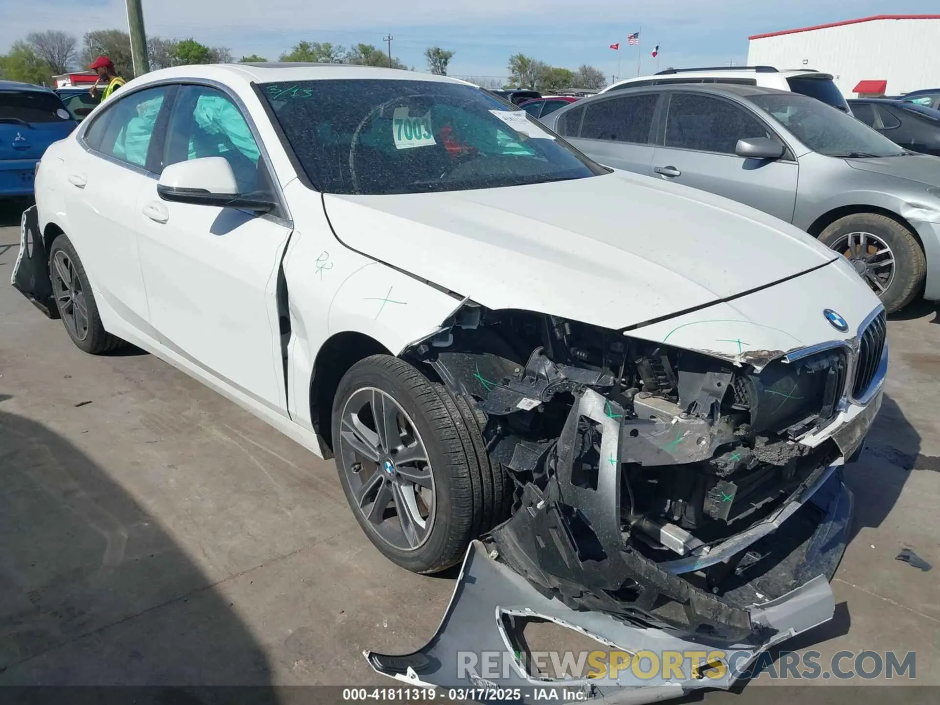 1 Photograph of a damaged car WBA53AK04R7N51291 BMW 228 GRAN COUPE 2024