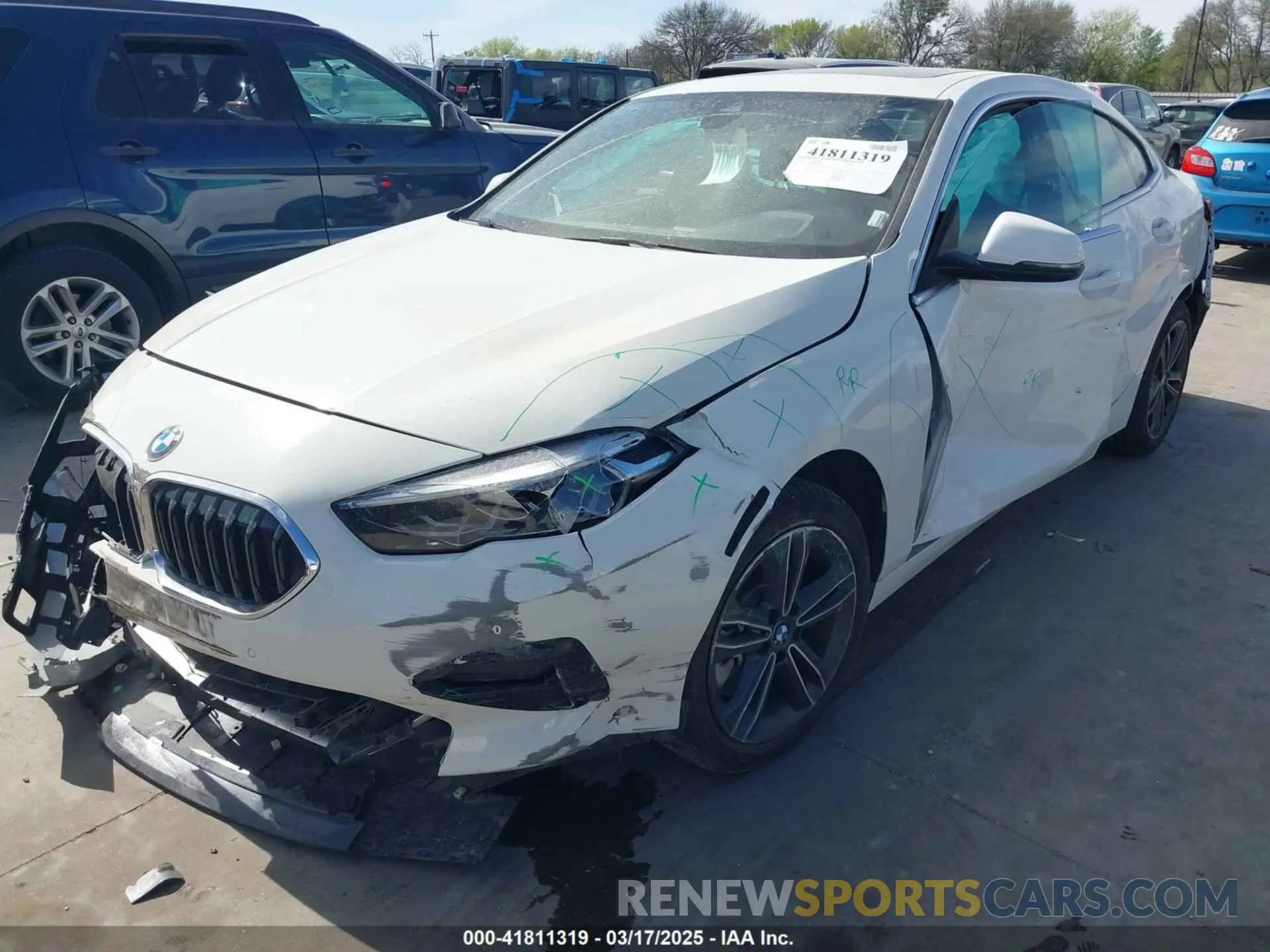 2 Photograph of a damaged car WBA53AK04R7N51291 BMW 228 GRAN COUPE 2024
