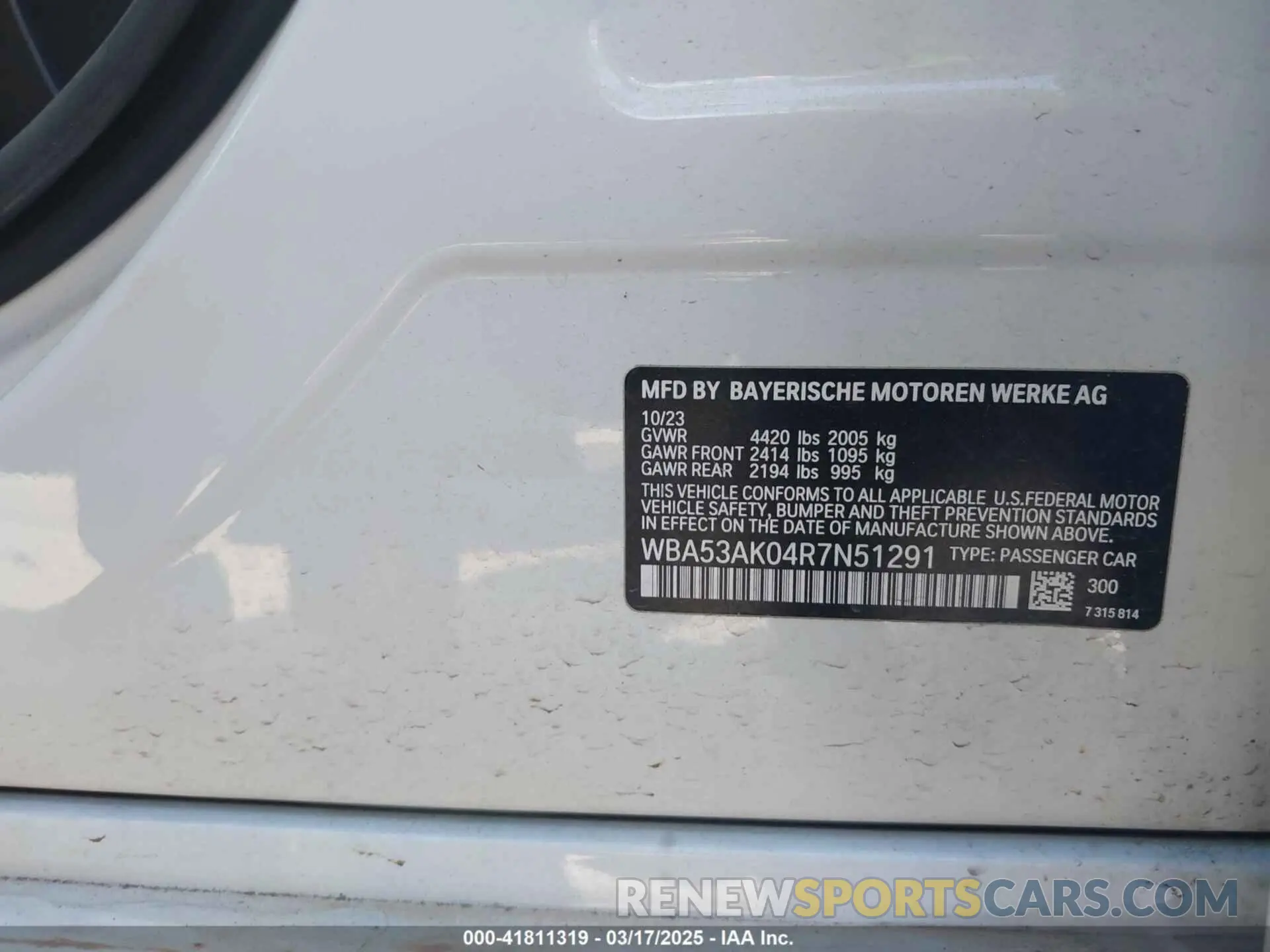 9 Photograph of a damaged car WBA53AK04R7N51291 BMW 228 GRAN COUPE 2024