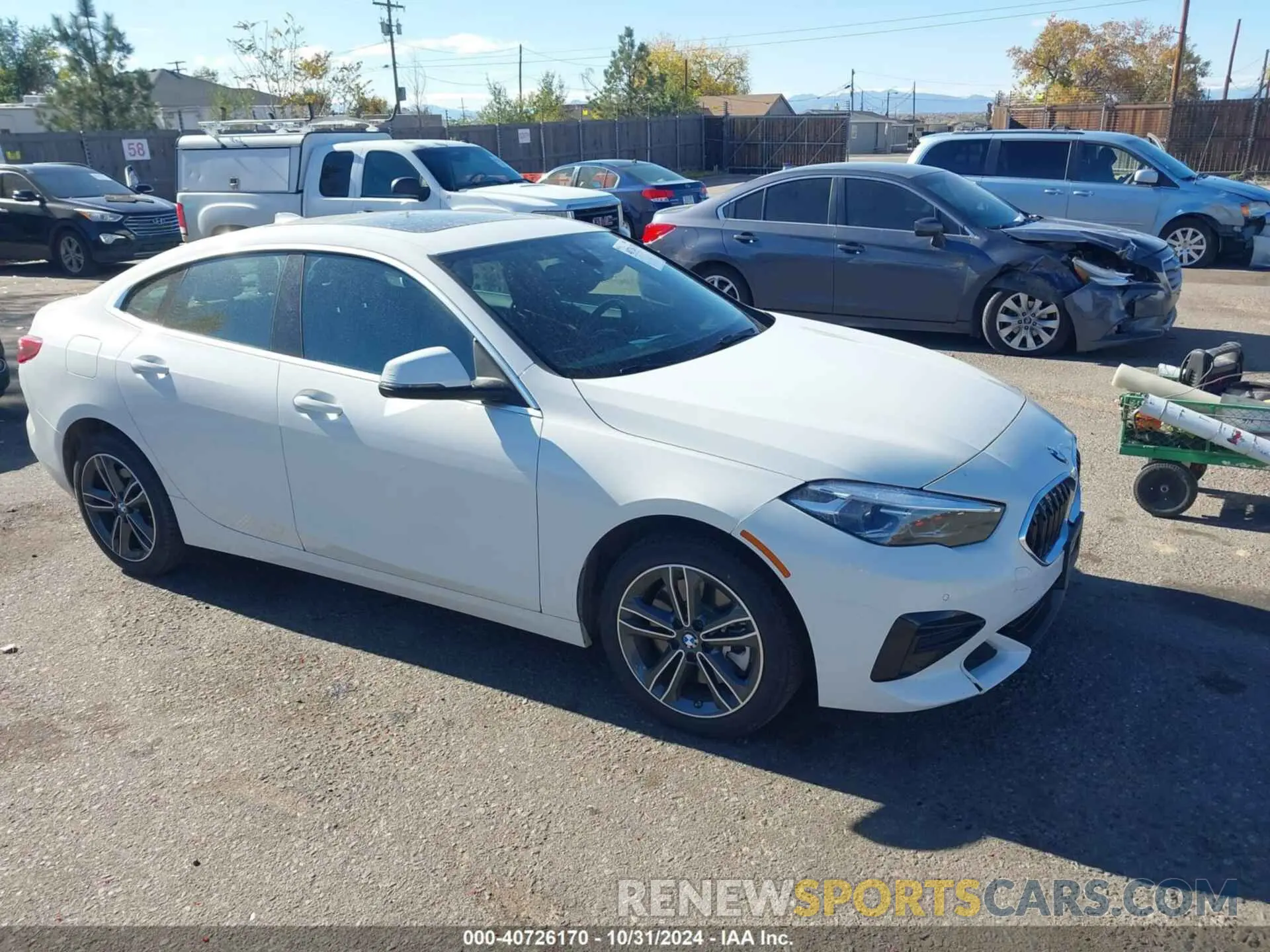 1 Photograph of a damaged car WBA53AK06R7N50420 BMW 228 GRAN COUPE 2024