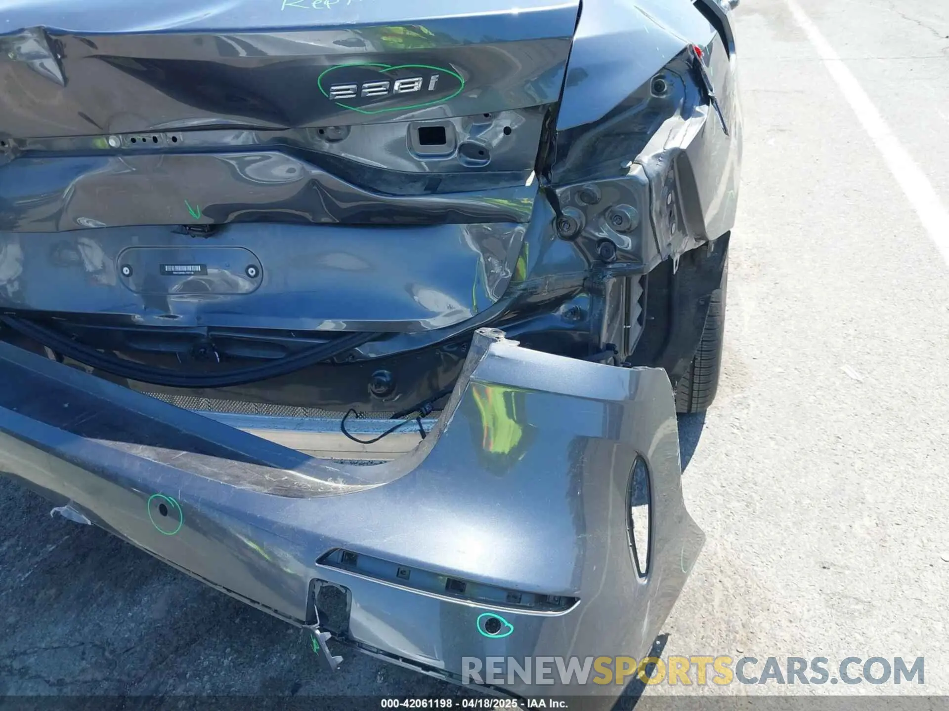 6 Photograph of a damaged car WBA73AK09L7F87108 BMW 228I GRAN COUPE 2020