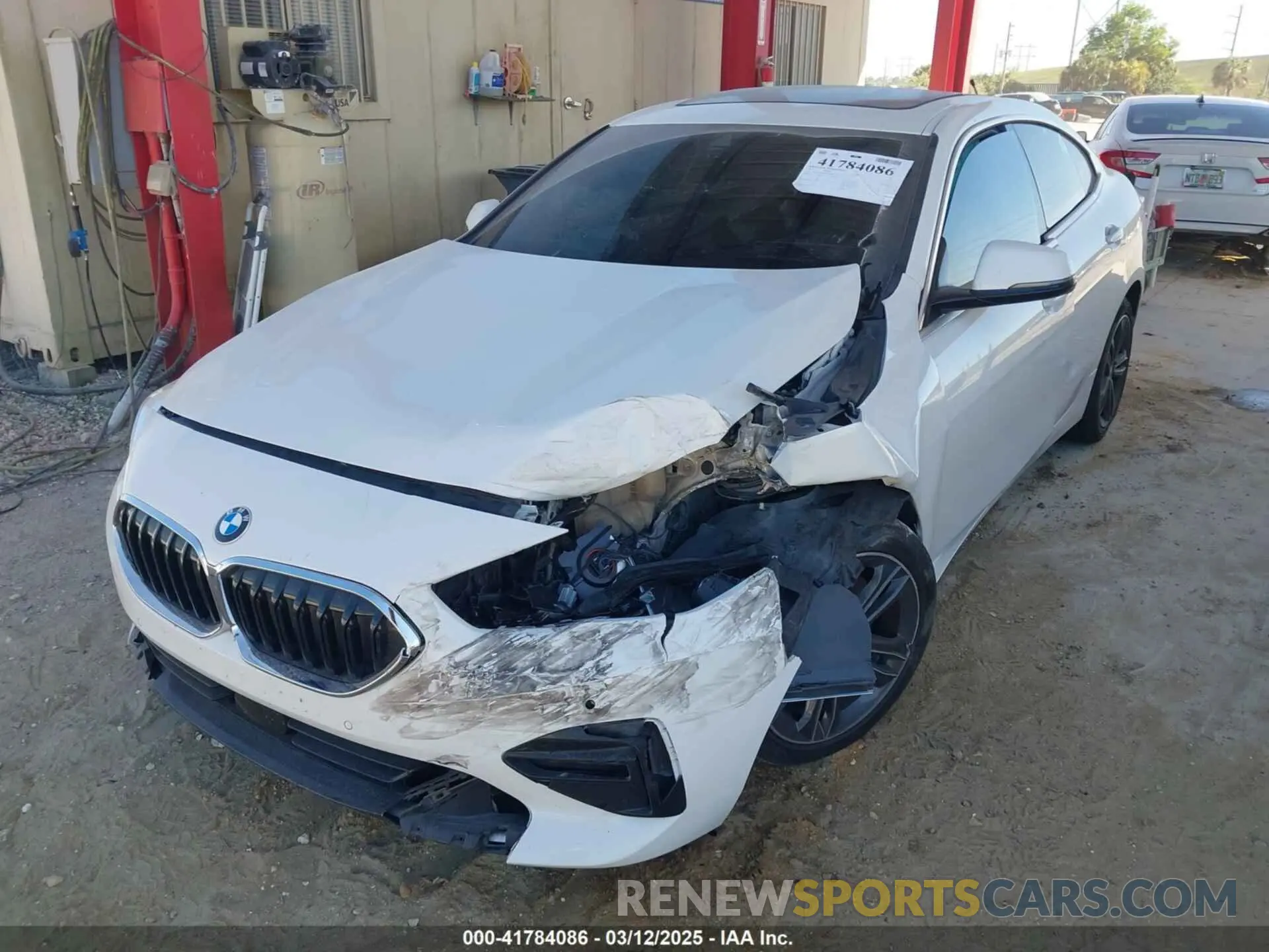2 Photograph of a damaged car WBA53AK00M7J44898 BMW 228I GRAN COUPE 2021