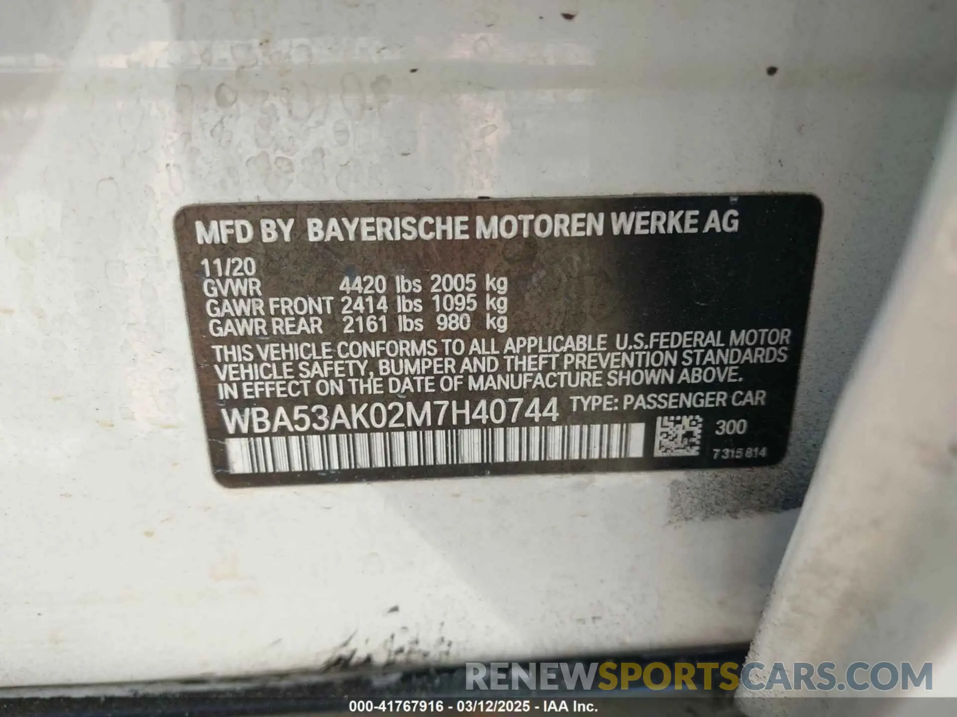 9 Photograph of a damaged car WBA53AK02M7H40744 BMW 228I GRAN COUPE 2021