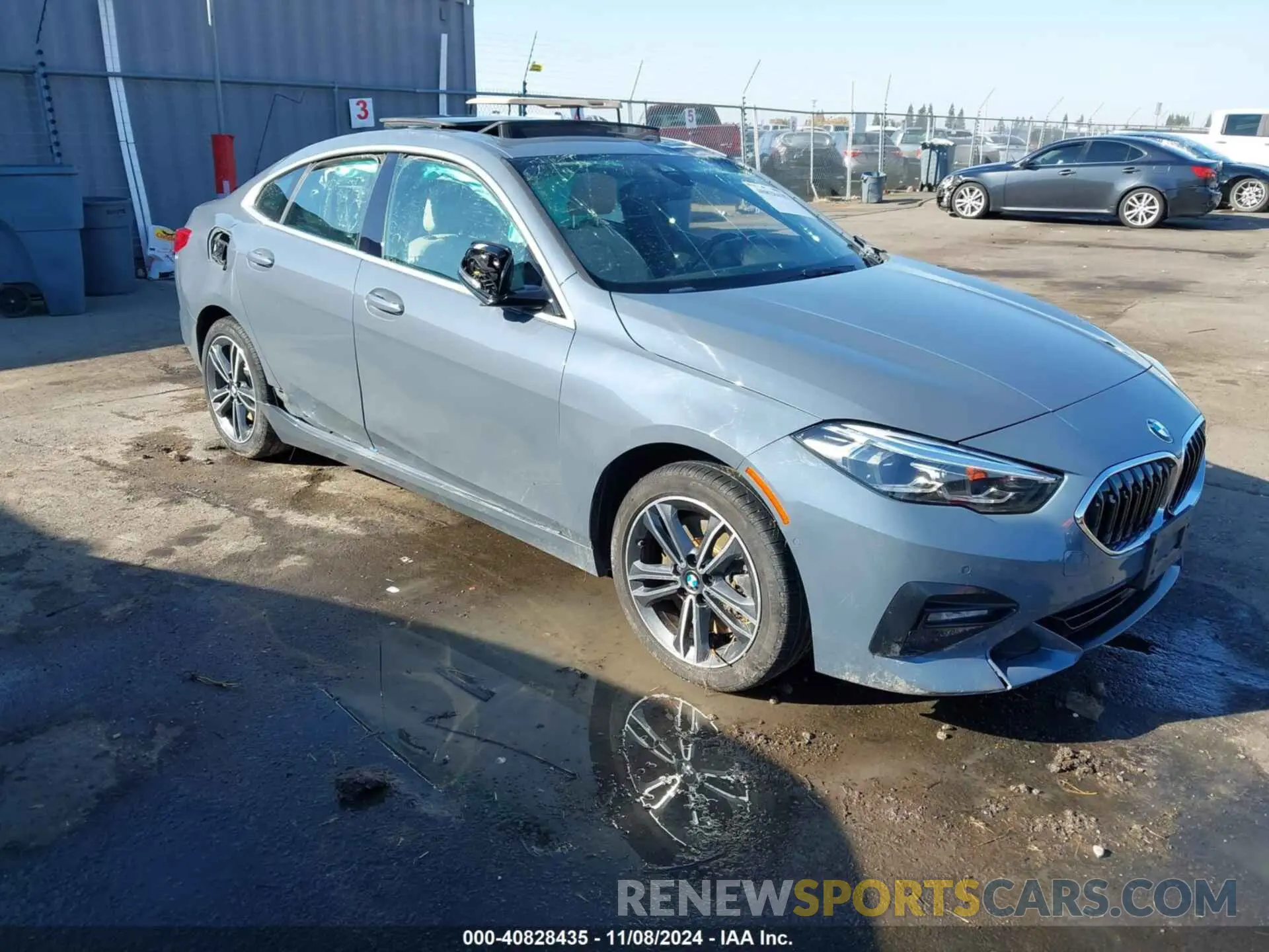 1 Photograph of a damaged car WBA53AK07M7H37824 BMW 228I GRAN COUPE 2021