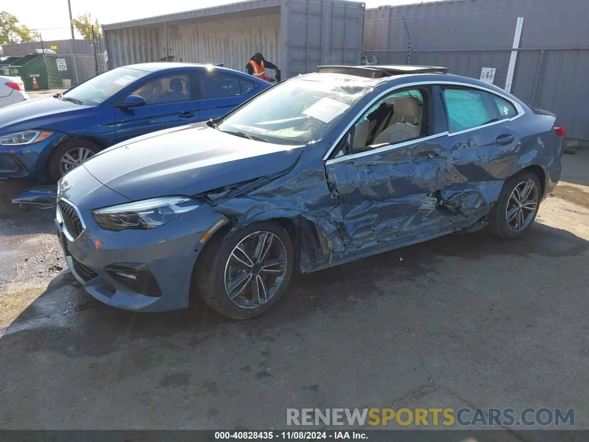 2 Photograph of a damaged car WBA53AK07M7H37824 BMW 228I GRAN COUPE 2021