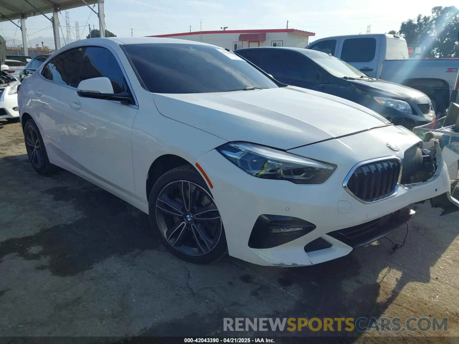 1 Photograph of a damaged car WBA53AK09M7H30650 BMW 228I GRAN COUPE 2021