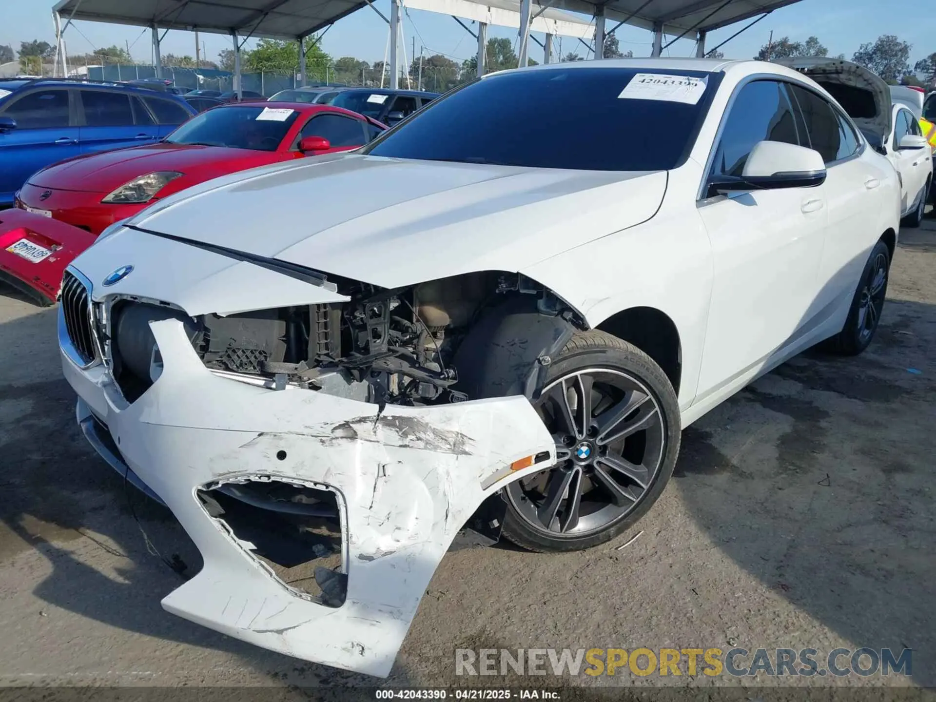 2 Photograph of a damaged car WBA53AK09M7H30650 BMW 228I GRAN COUPE 2021