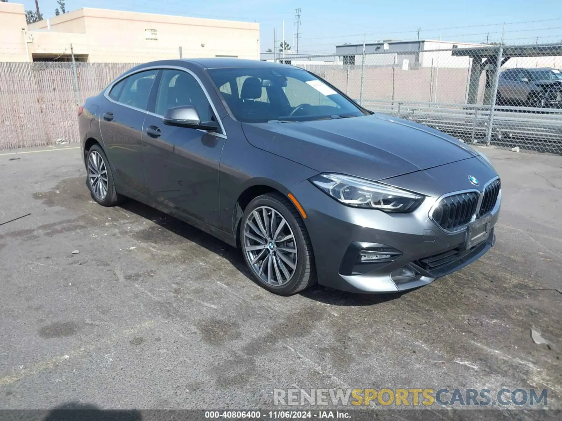 1 Photograph of a damaged car WBA53AK09M7H60215 BMW 228I GRAN COUPE 2021