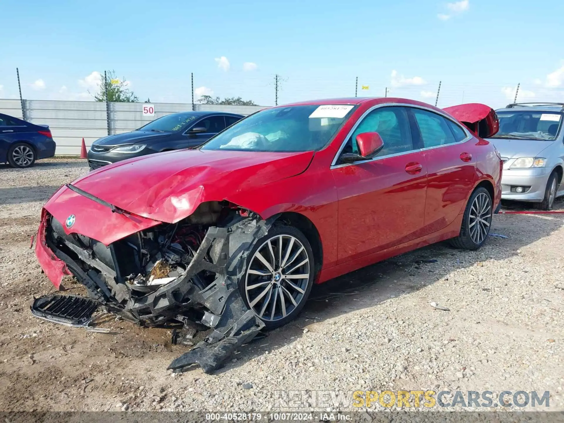 2 Photograph of a damaged car WBA73AK01M7G69920 BMW 228I GRAN COUPE 2021