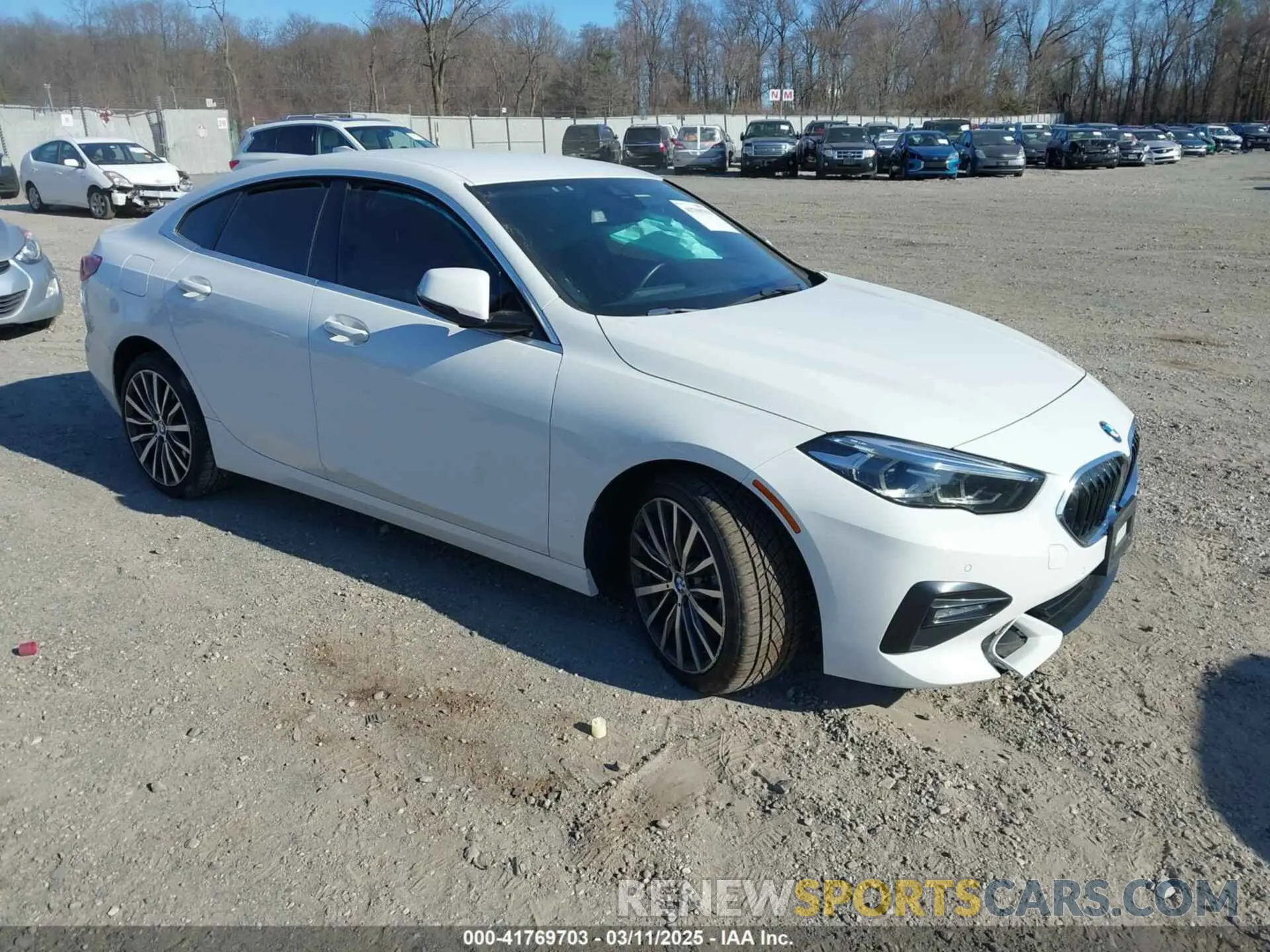 1 Photograph of a damaged car WBA73AK05M7H39631 BMW 228I GRAN COUPE 2021