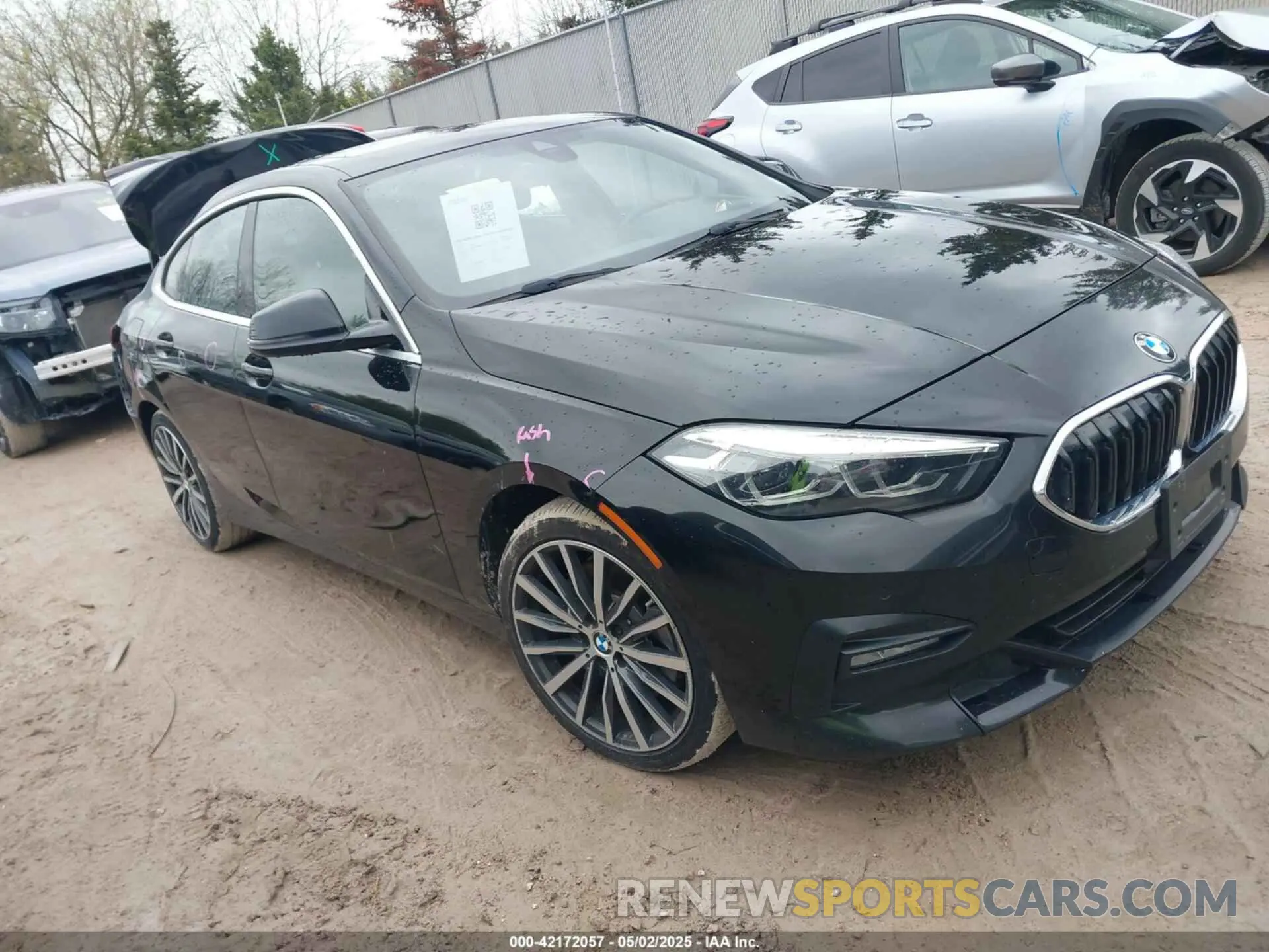 1 Photograph of a damaged car WBA73AK06M7H58799 BMW 228I GRAN COUPE 2021