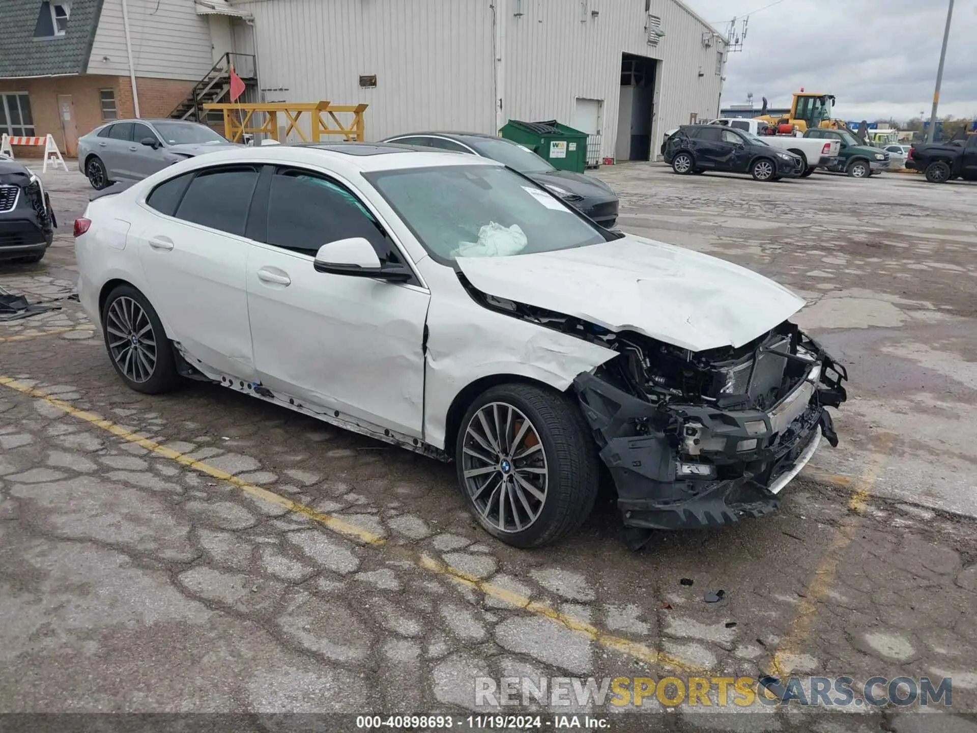 1 Photograph of a damaged car WBA73AK08M7G36672 BMW 228I GRAN COUPE 2021