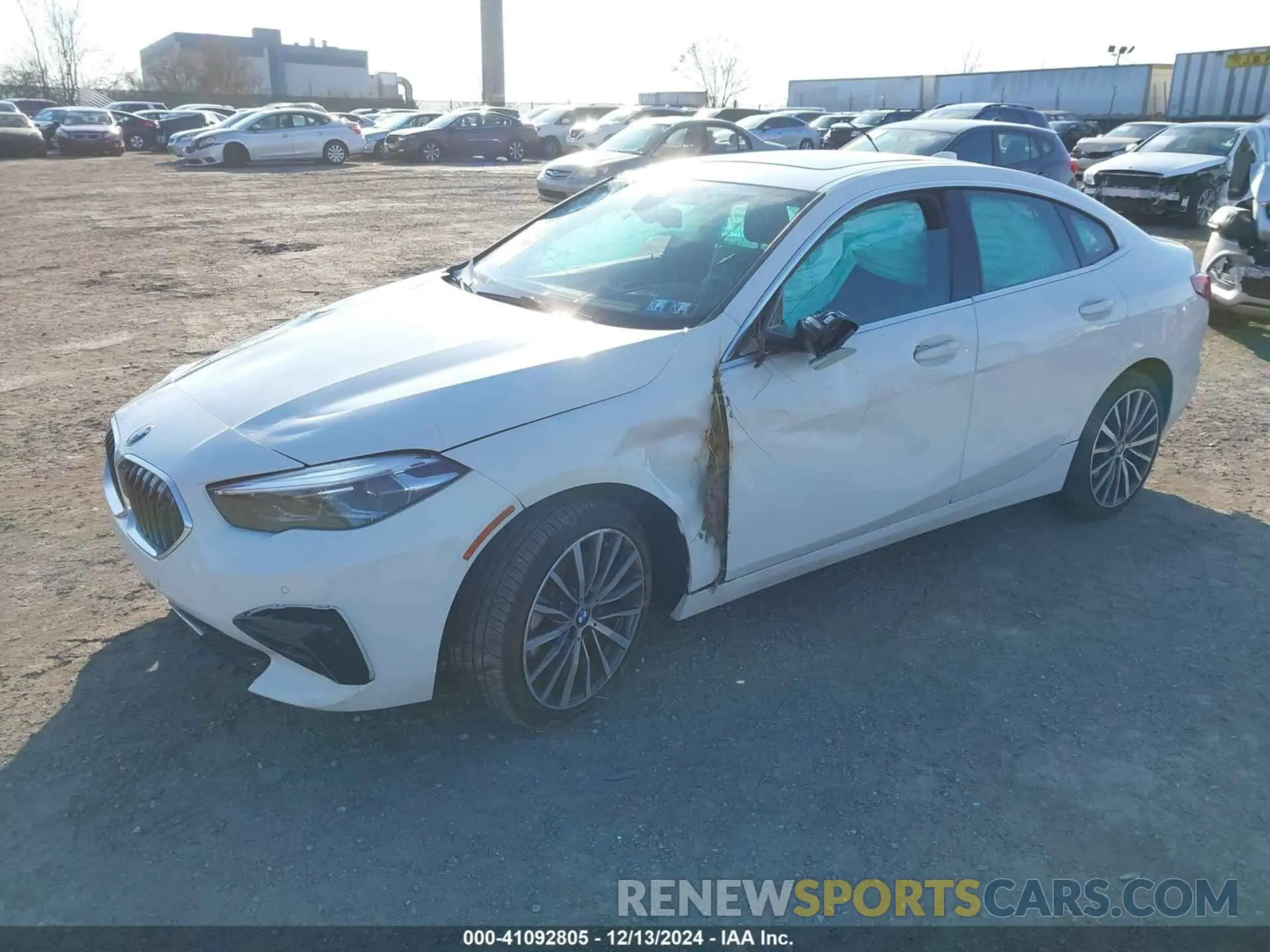 2 Photograph of a damaged car WBA73AK08M7H34536 BMW 228I GRAN COUPE 2021