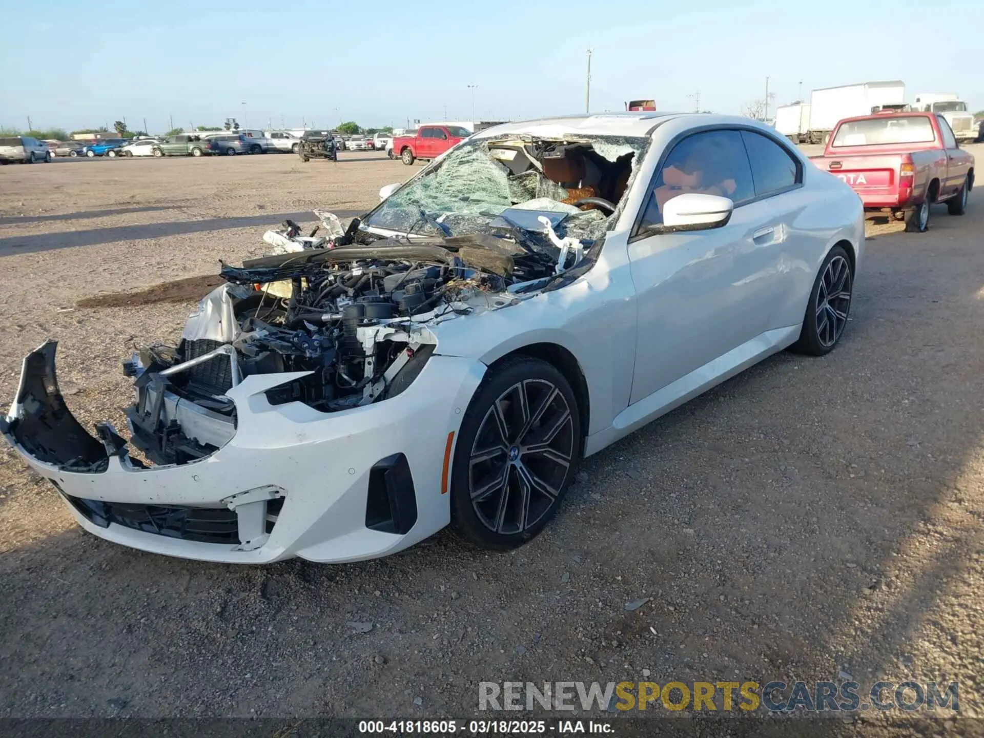 2 Photograph of a damaged car 3MW23CM07R8E47159 BMW 230 2024