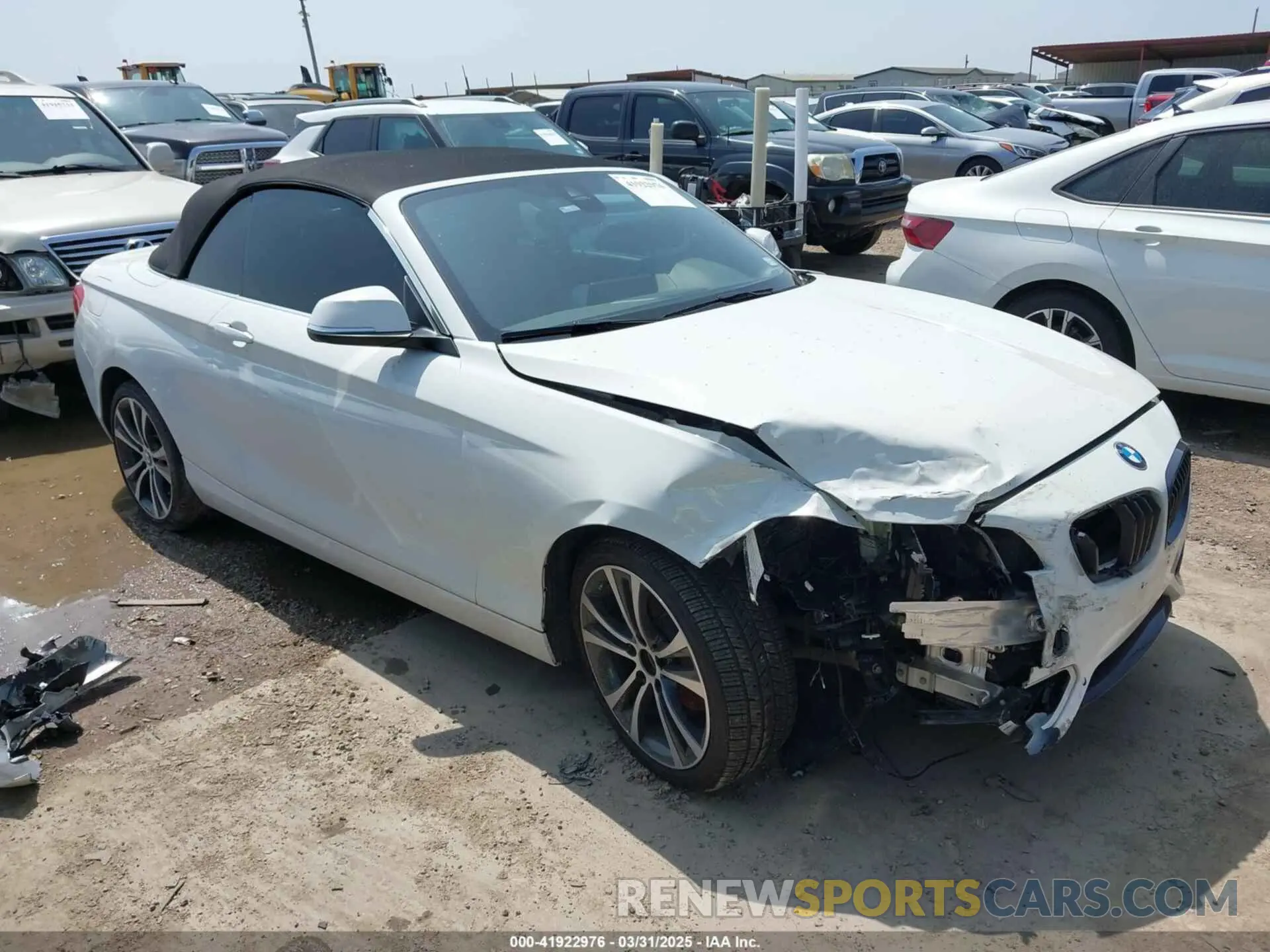 1 Photograph of a damaged car WBA2M7C56KVD52017 BMW 230I 2019