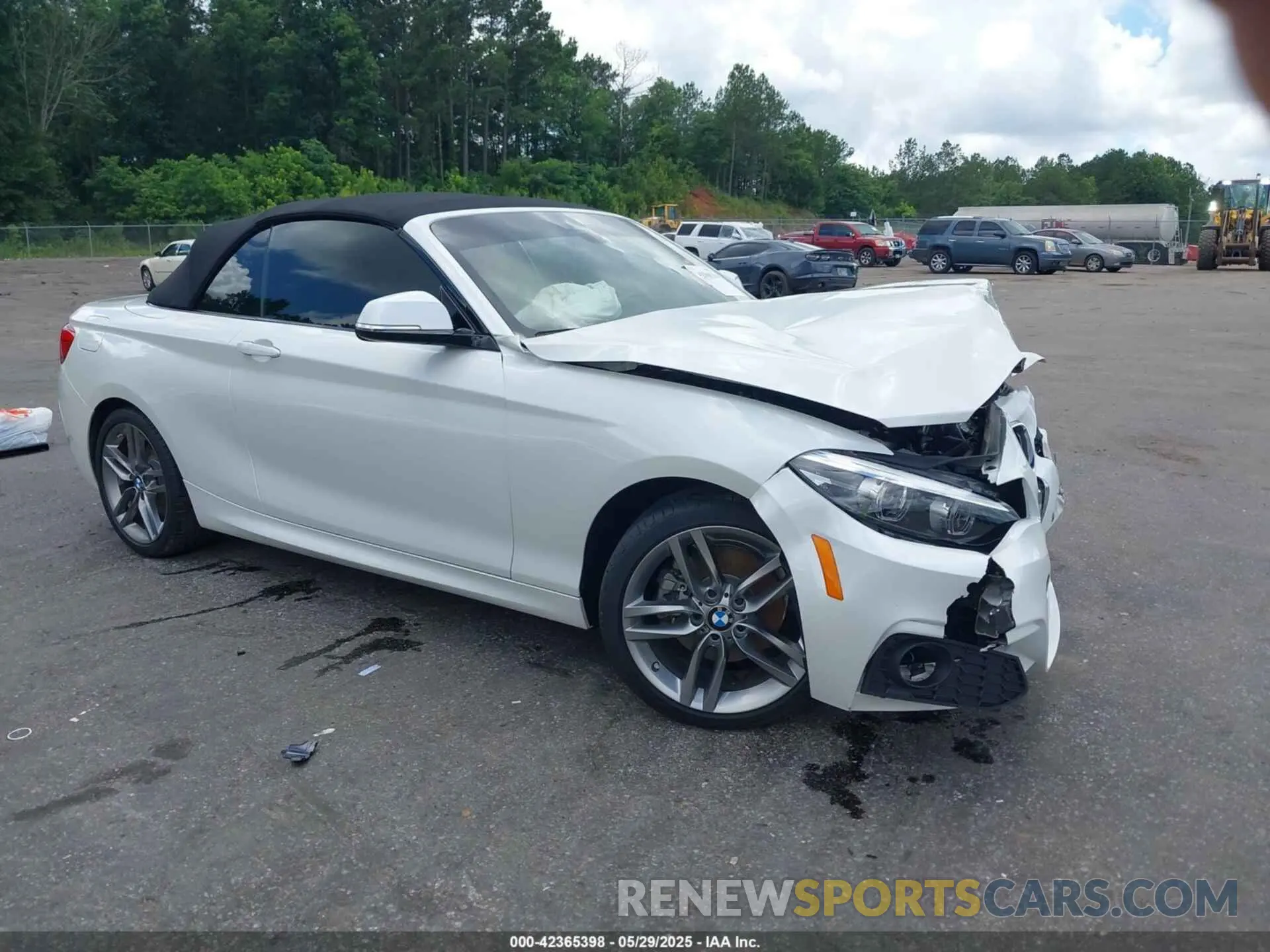 1 Photograph of a damaged car WBA2M7C59KVD51993 BMW 230I 2019