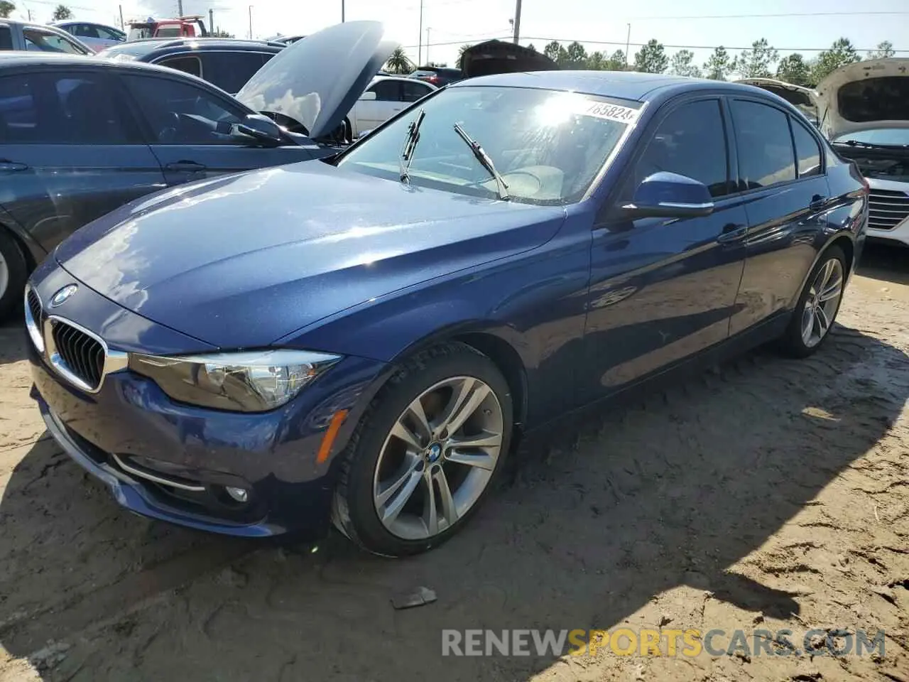 1 Photograph of a damaged car WBA8E9G52GNU28754 BMW 3 SERIES 2016