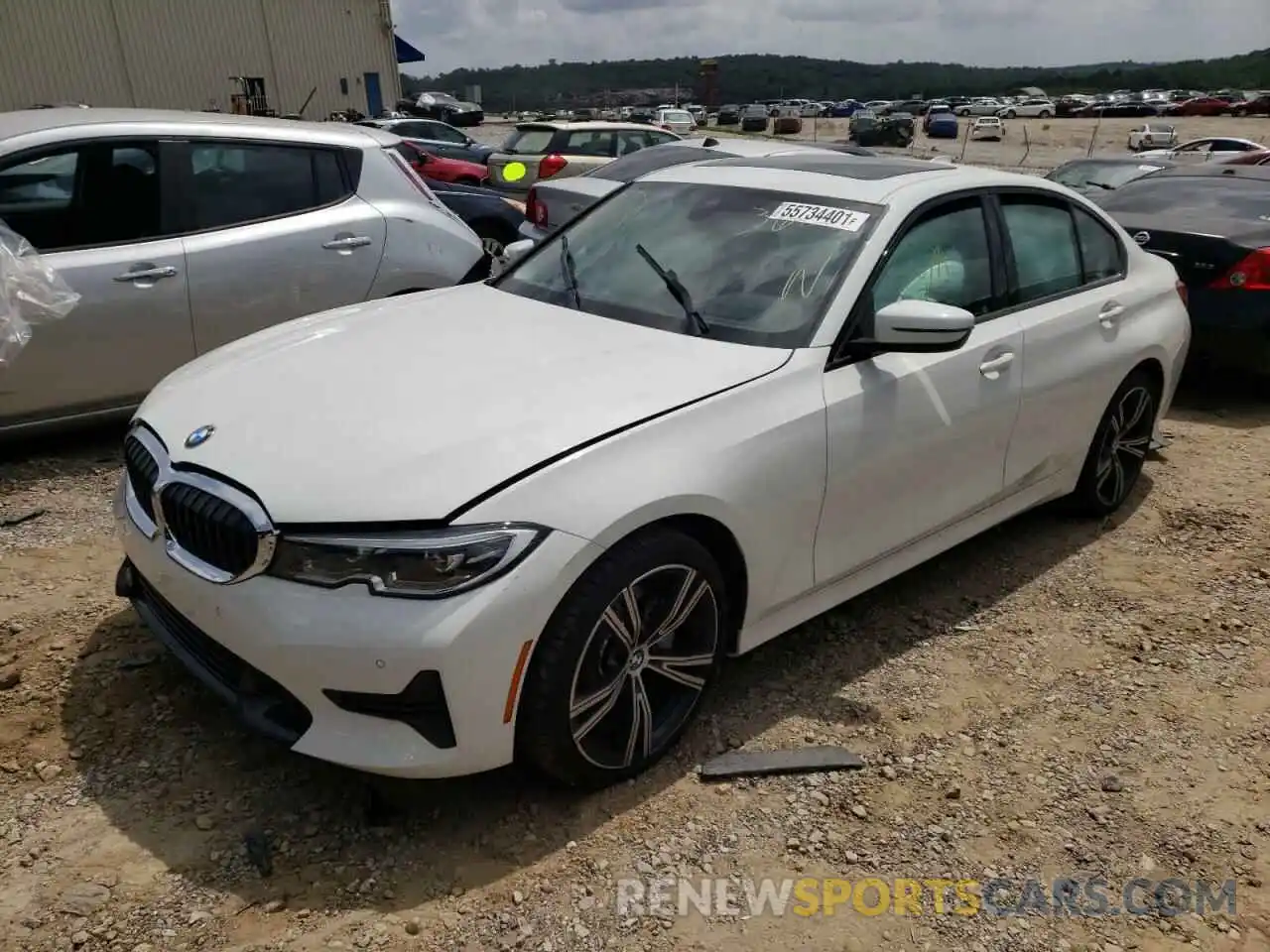 2 Photograph of a damaged car 3MW5R1J51K8A03667 BMW 3 SERIES 2019