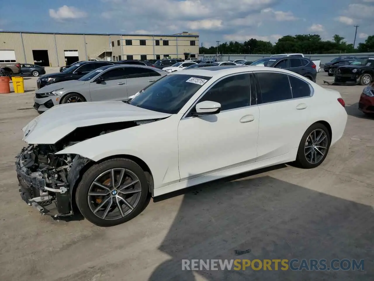 1 Photograph of a damaged car 3MW5R1J51K8B01887 BMW 3 SERIES 2019