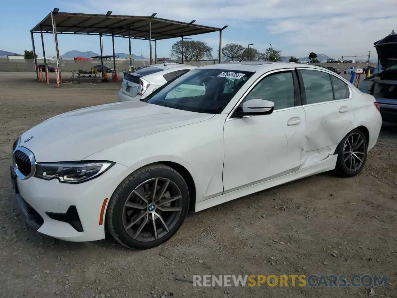 1 Photograph of a damaged car 3MW5R1J51K8B02182 BMW 3 SERIES 2019