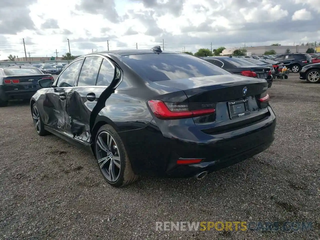 3 Photograph of a damaged car 3MW5R1J52K8A04357 BMW 3 SERIES 2019