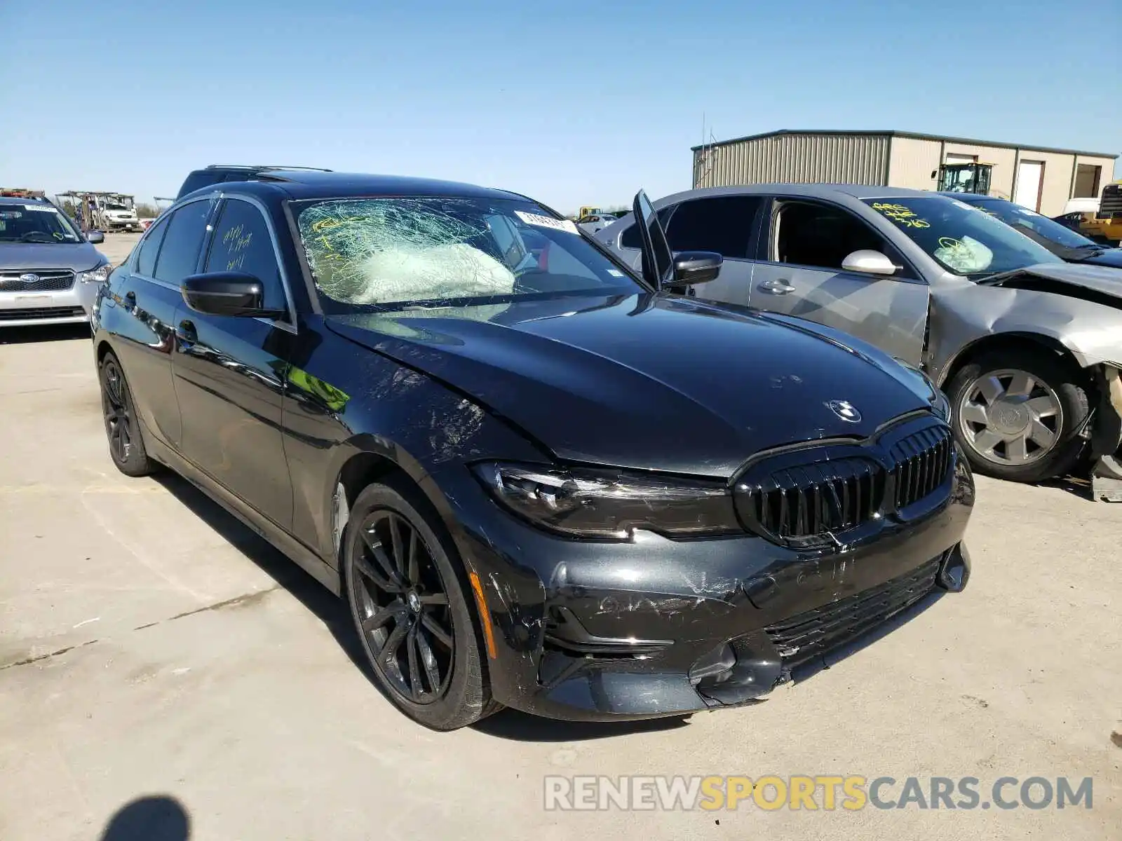 1 Photograph of a damaged car 3MW5R1J52K8B01431 BMW 3 SERIES 2019