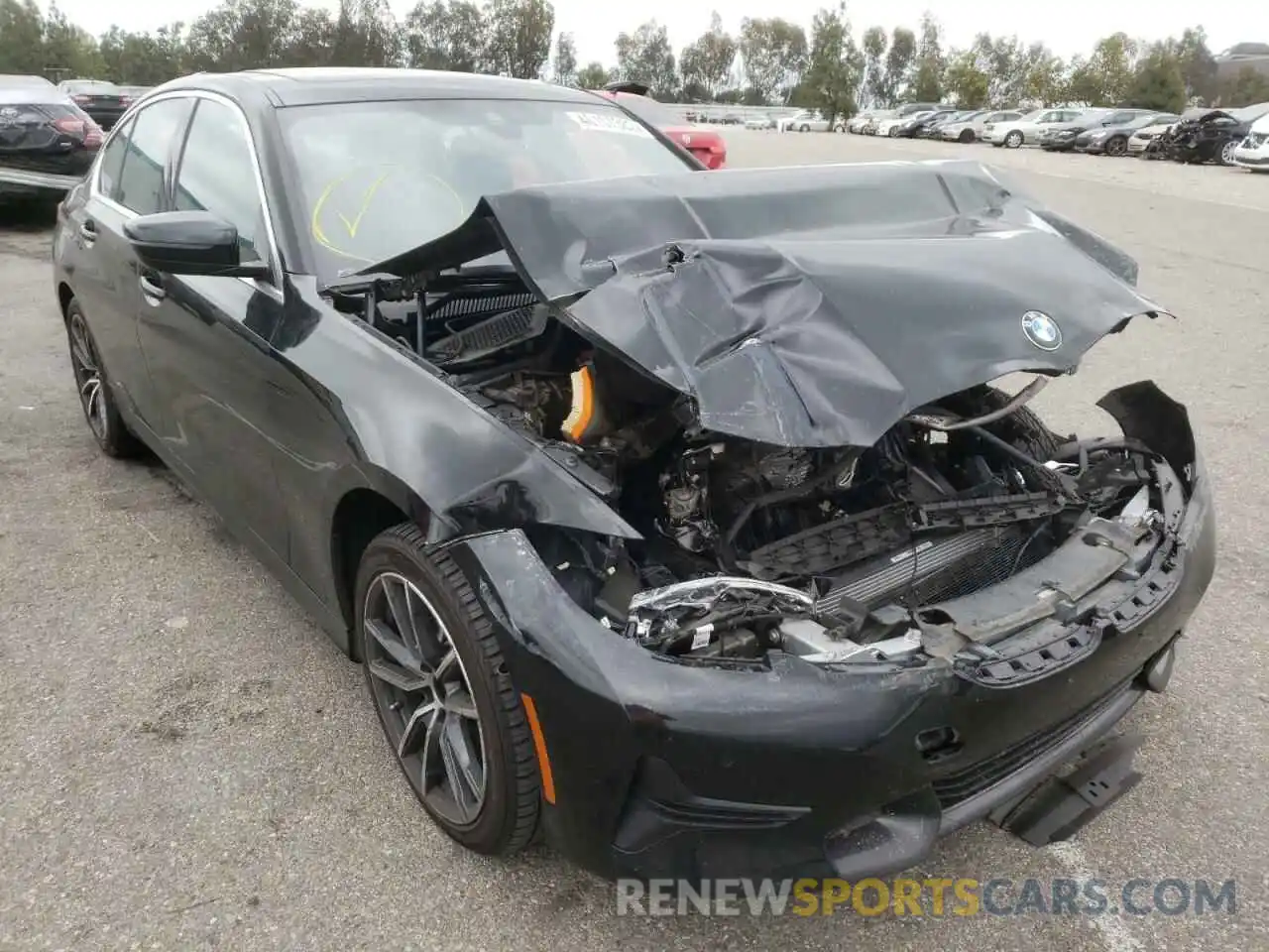 1 Photograph of a damaged car 3MW5R1J53K8A05520 BMW 3 SERIES 2019