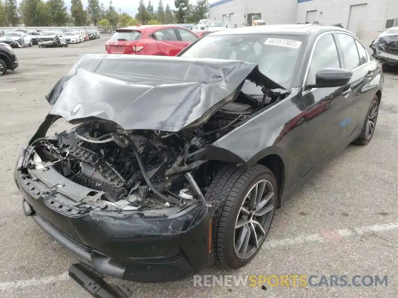 2 Photograph of a damaged car 3MW5R1J53K8A05520 BMW 3 SERIES 2019