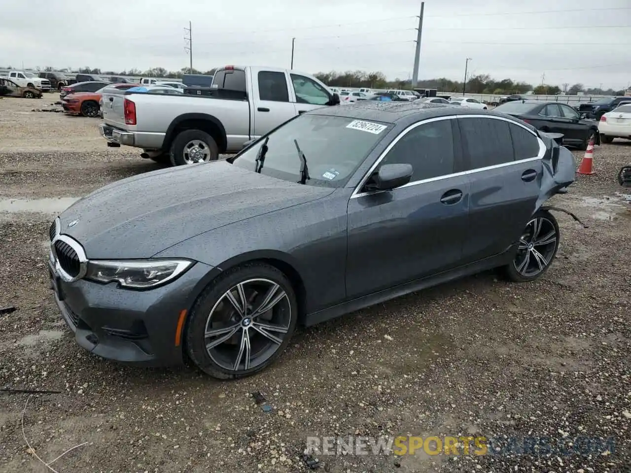 1 Photograph of a damaged car 3MW5R1J53K8B00546 BMW 3 SERIES 2019