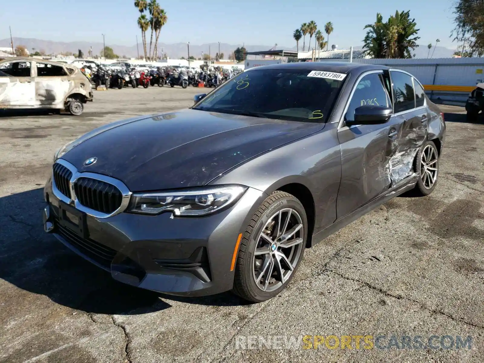 2 Photograph of a damaged car 3MW5R1J54K8B03620 BMW 3 SERIES 2019