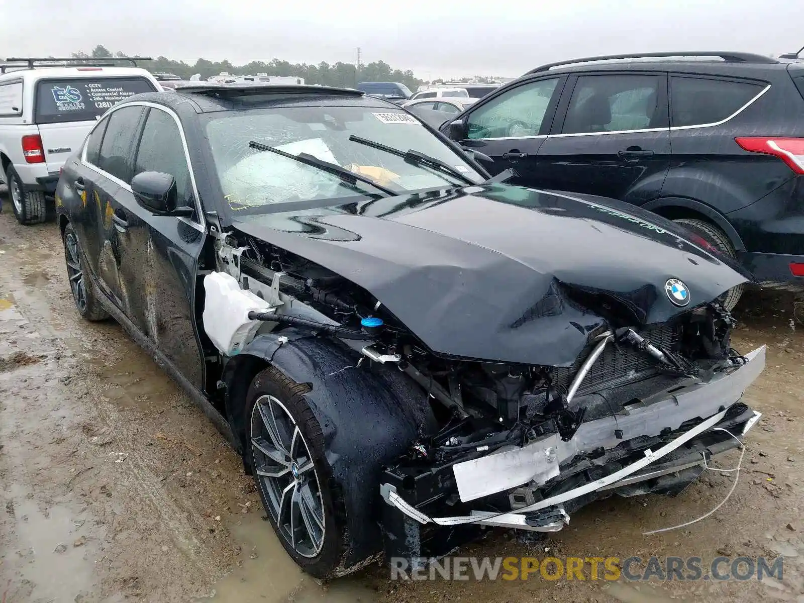 1 Photograph of a damaged car 3MW5R1J55K8A04076 BMW 3 SERIES 2019