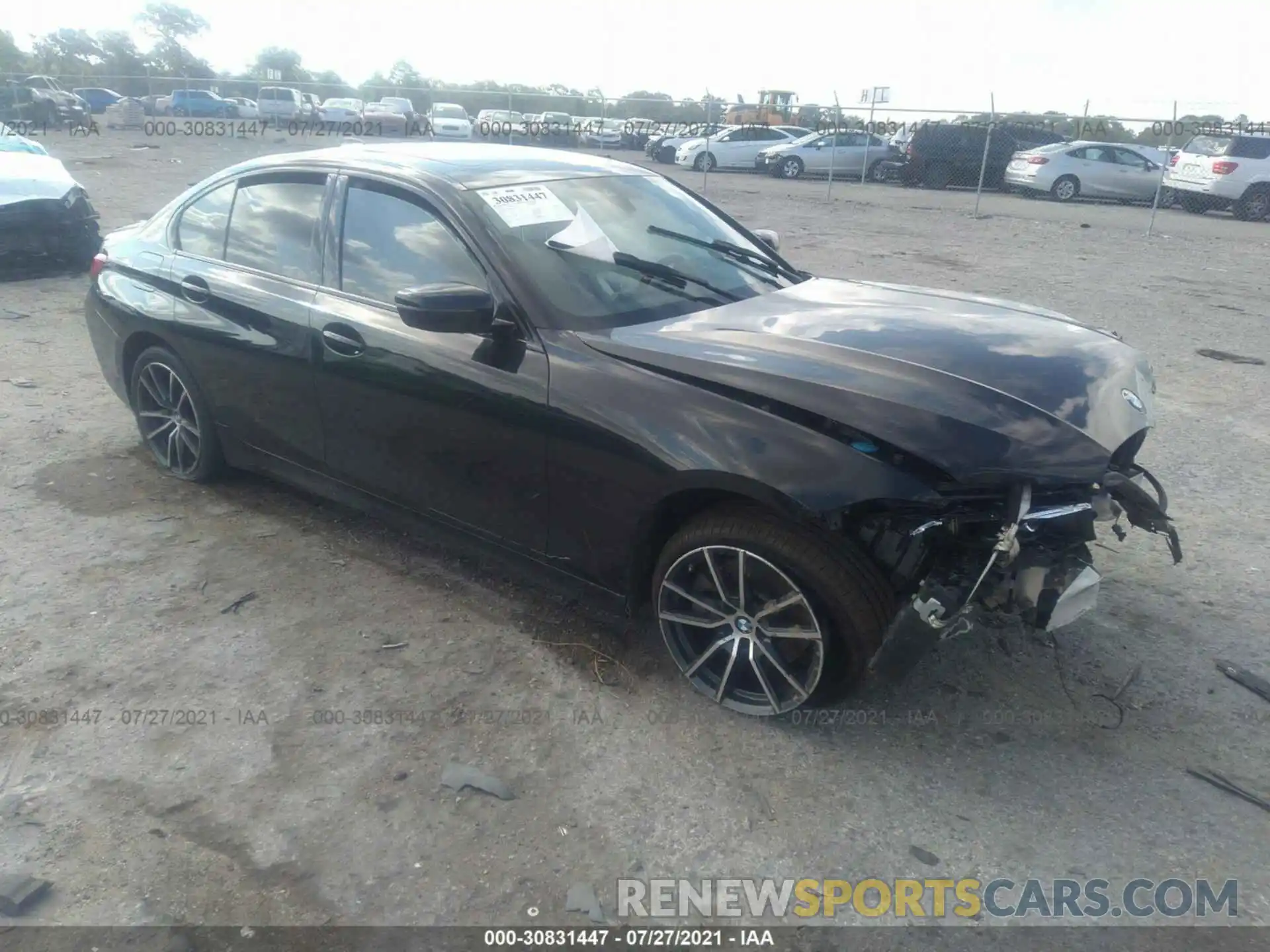 1 Photograph of a damaged car 3MW5R1J55K8B00726 BMW 3 SERIES 2019