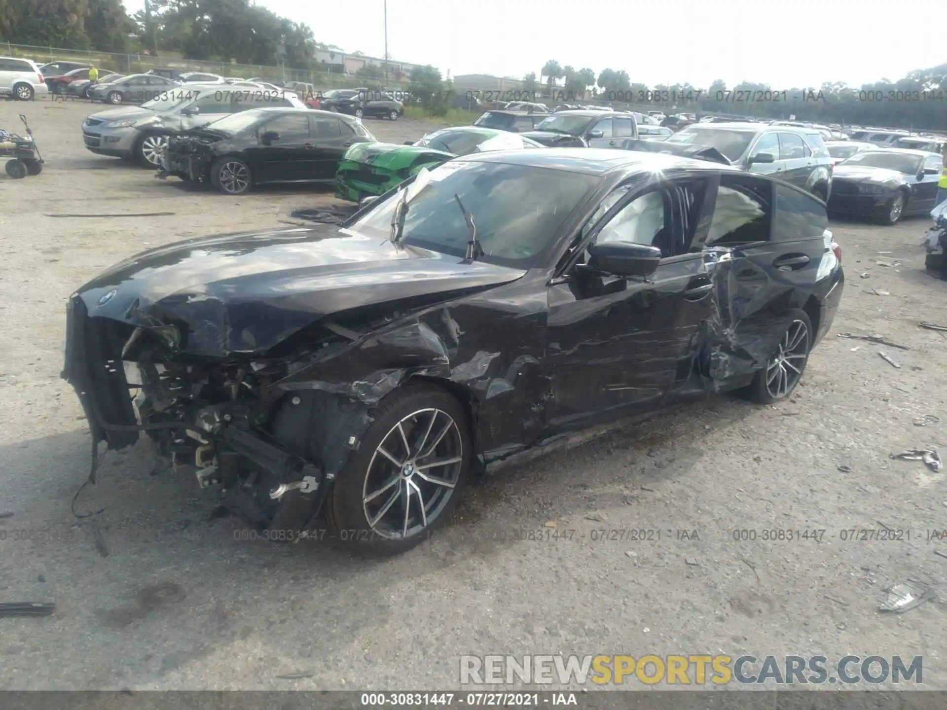 2 Photograph of a damaged car 3MW5R1J55K8B00726 BMW 3 SERIES 2019