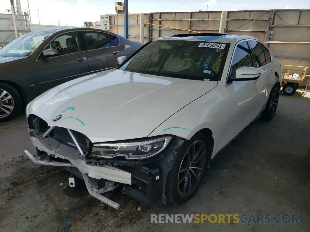 2 Photograph of a damaged car 3MW5R1J55K8B00774 BMW 3 SERIES 2019