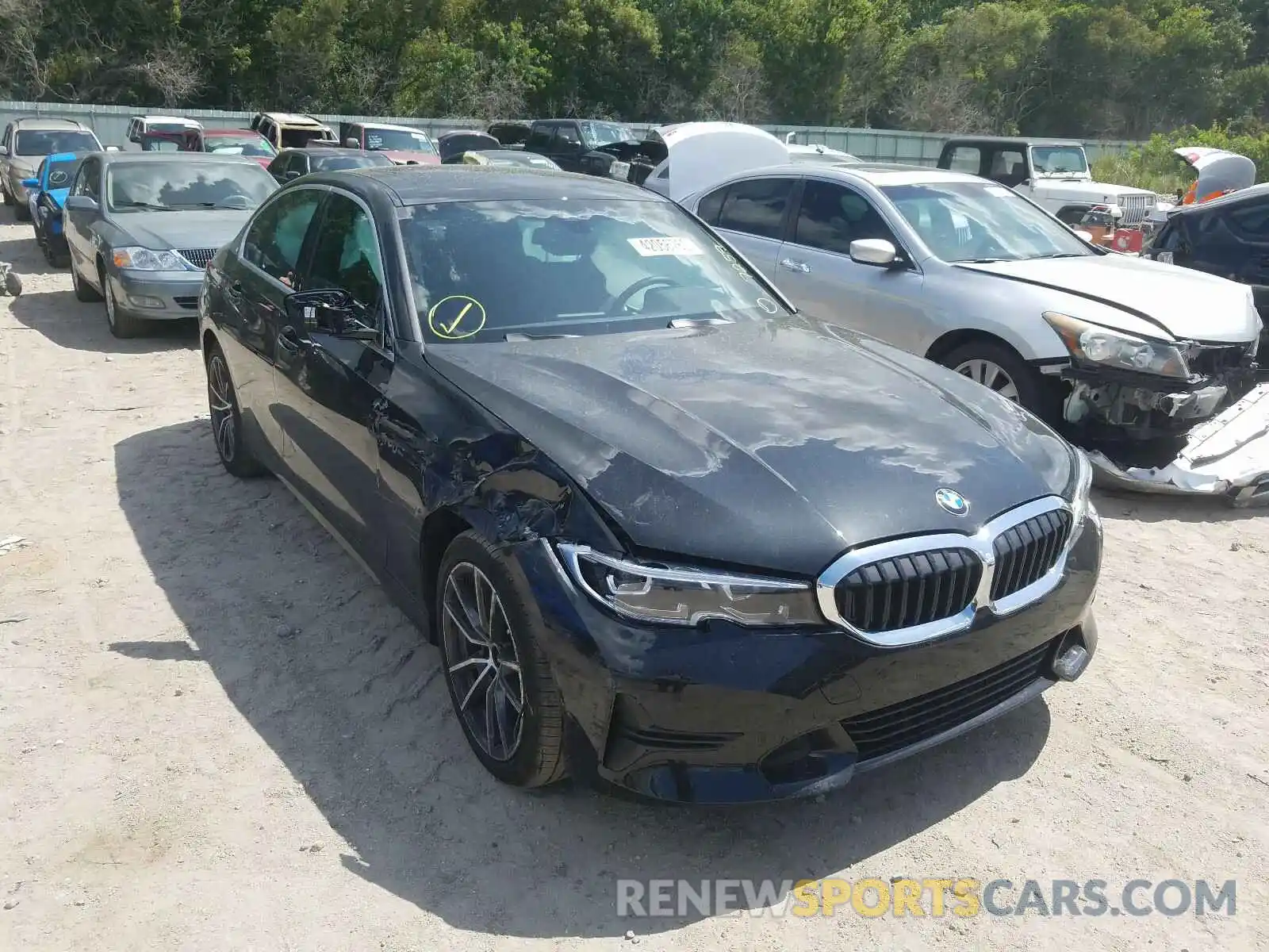 1 Photograph of a damaged car 3MW5R1J56K8B00265 BMW 3 SERIES 2019