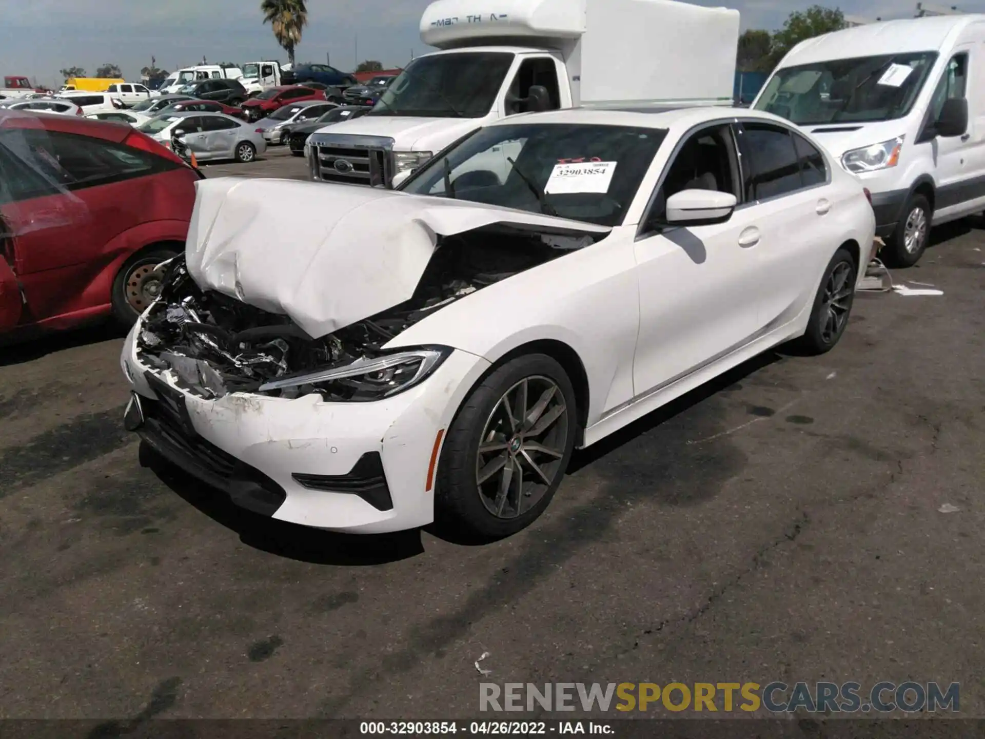 2 Photograph of a damaged car 3MW5R1J56K8B00864 BMW 3 SERIES 2019