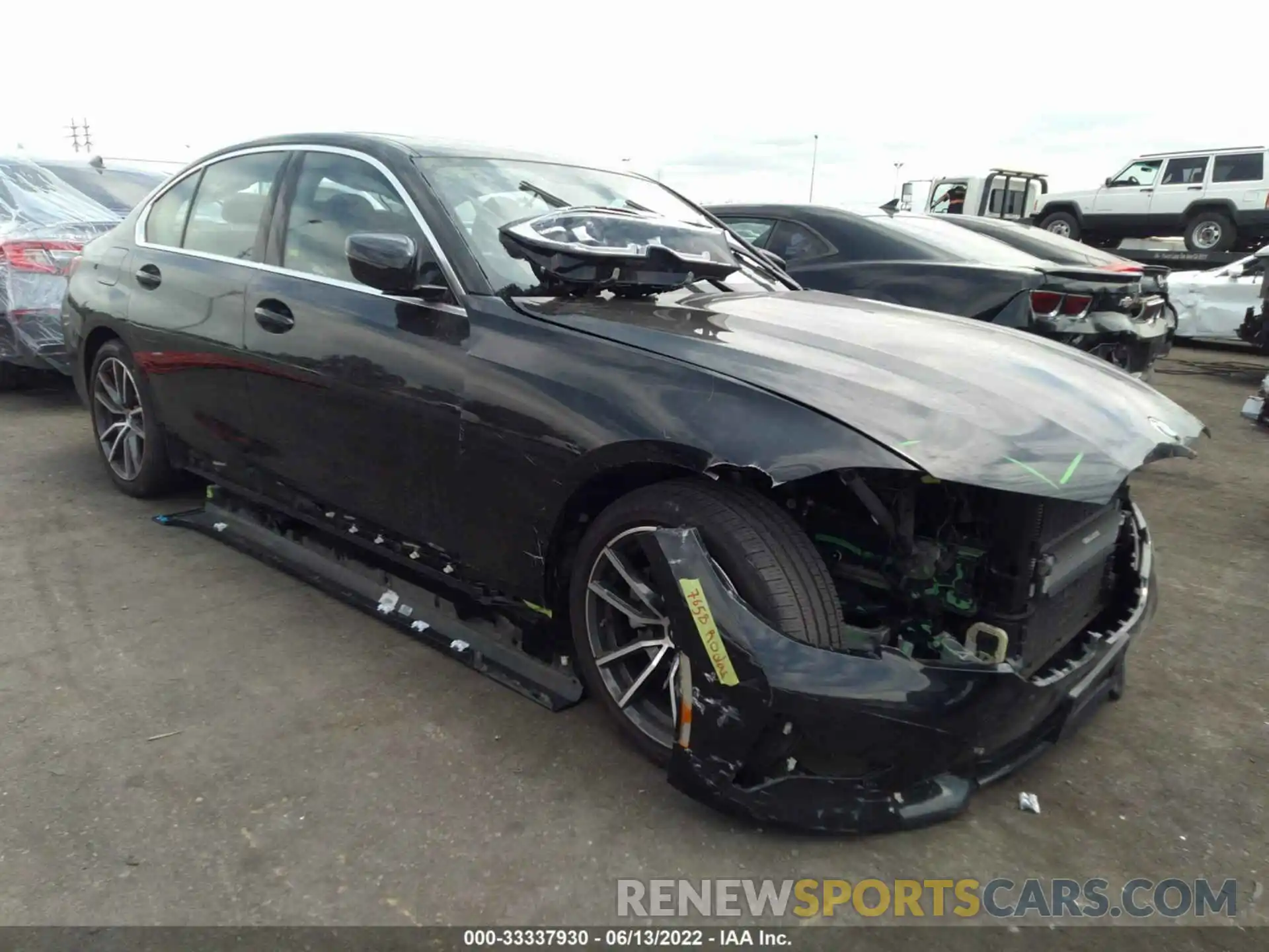 1 Photograph of a damaged car 3MW5R1J57K8B00680 BMW 3 SERIES 2019