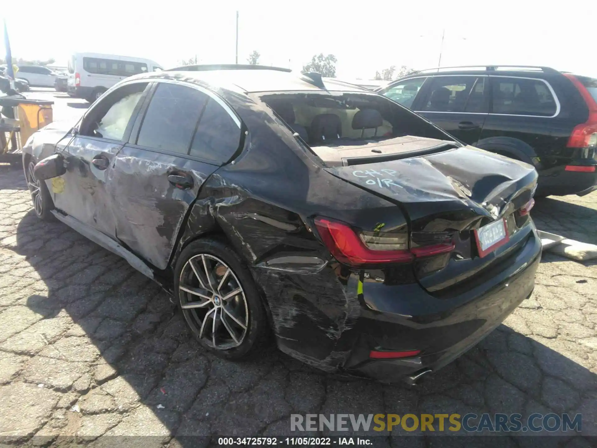 3 Photograph of a damaged car 3MW5R1J57K8B02395 BMW 3 SERIES 2019