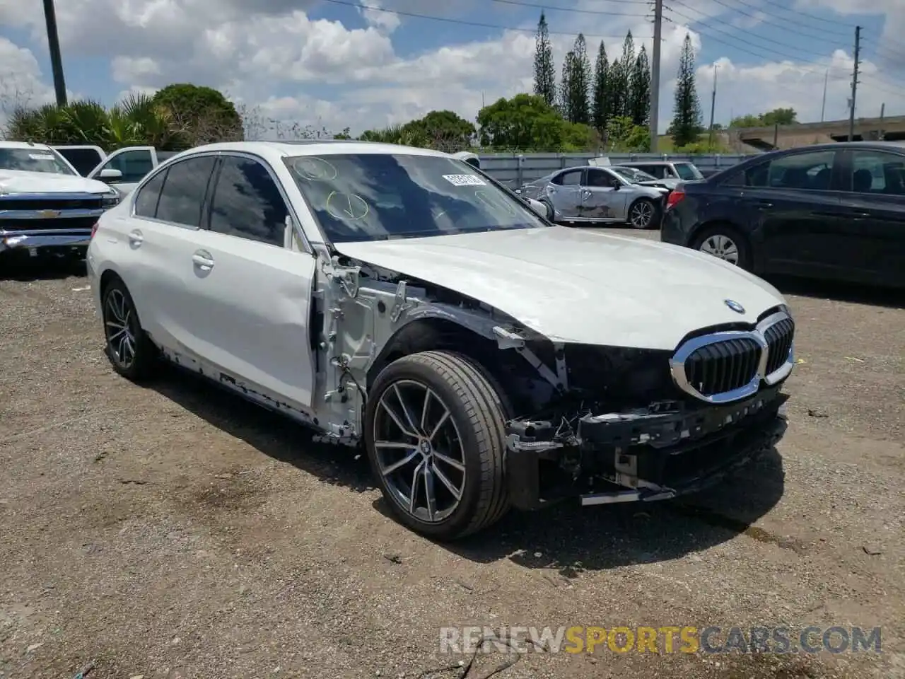 1 Photograph of a damaged car 3MW5R1J59K8A04288 BMW 3 SERIES 2019