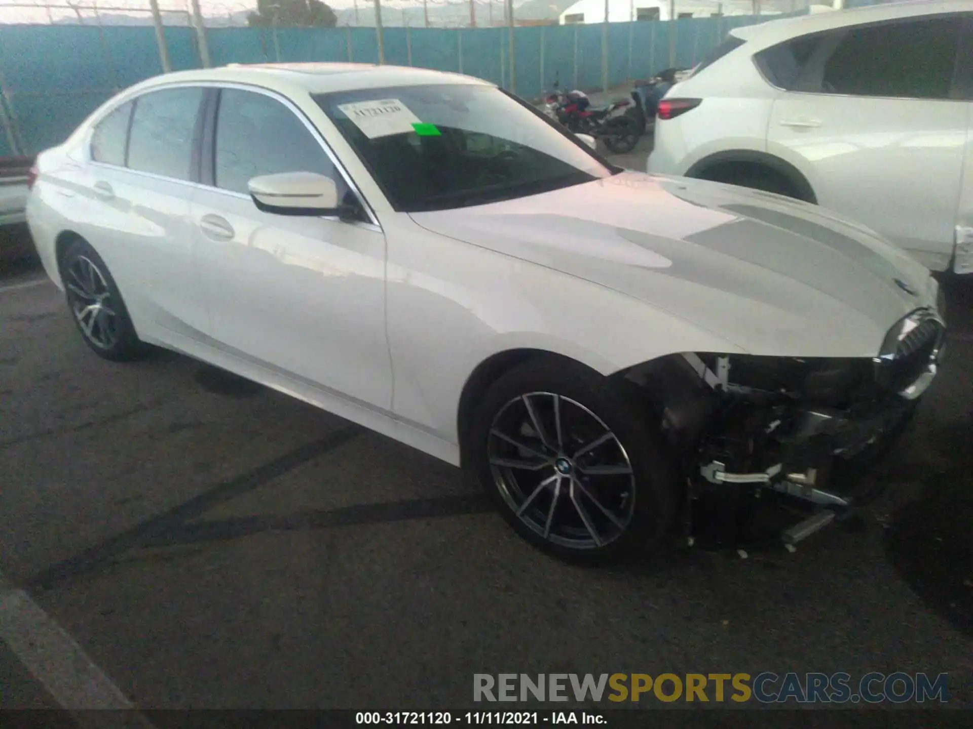 1 Photograph of a damaged car 3MW5R1J59K8B00521 BMW 3 SERIES 2019