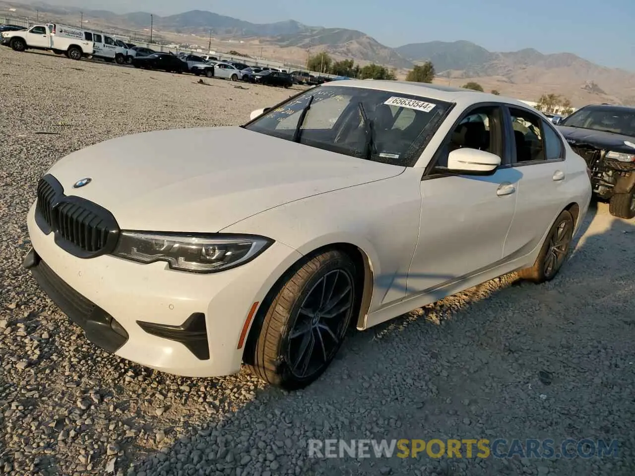 1 Photograph of a damaged car 3MW5R7J50K8B00300 BMW 3 SERIES 2019