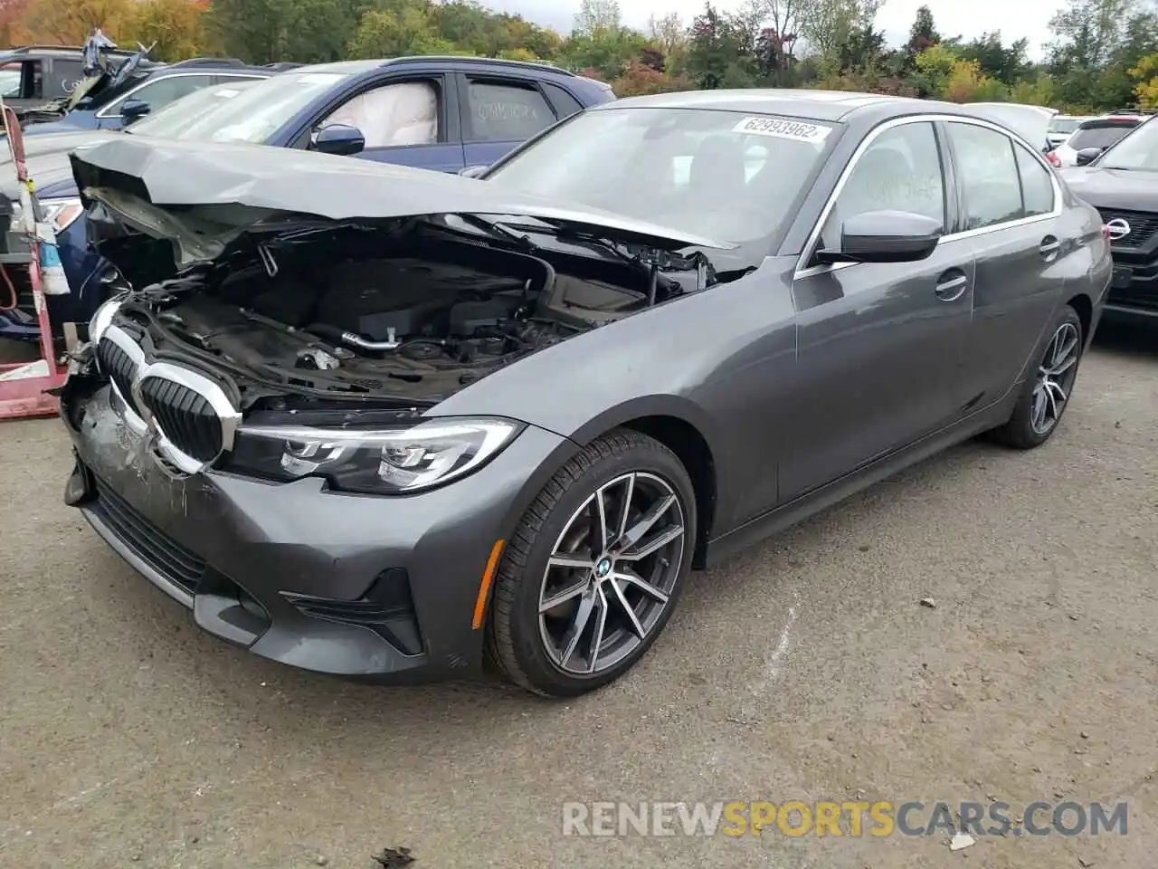 2 Photograph of a damaged car 3MW5R7J51K8B00807 BMW 3 SERIES 2019