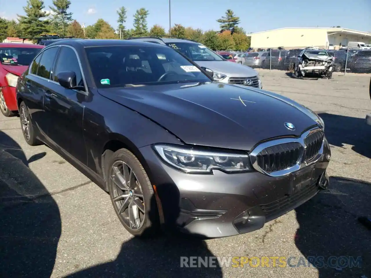 1 Photograph of a damaged car 3MW5R7J55K8A05182 BMW 3 SERIES 2019