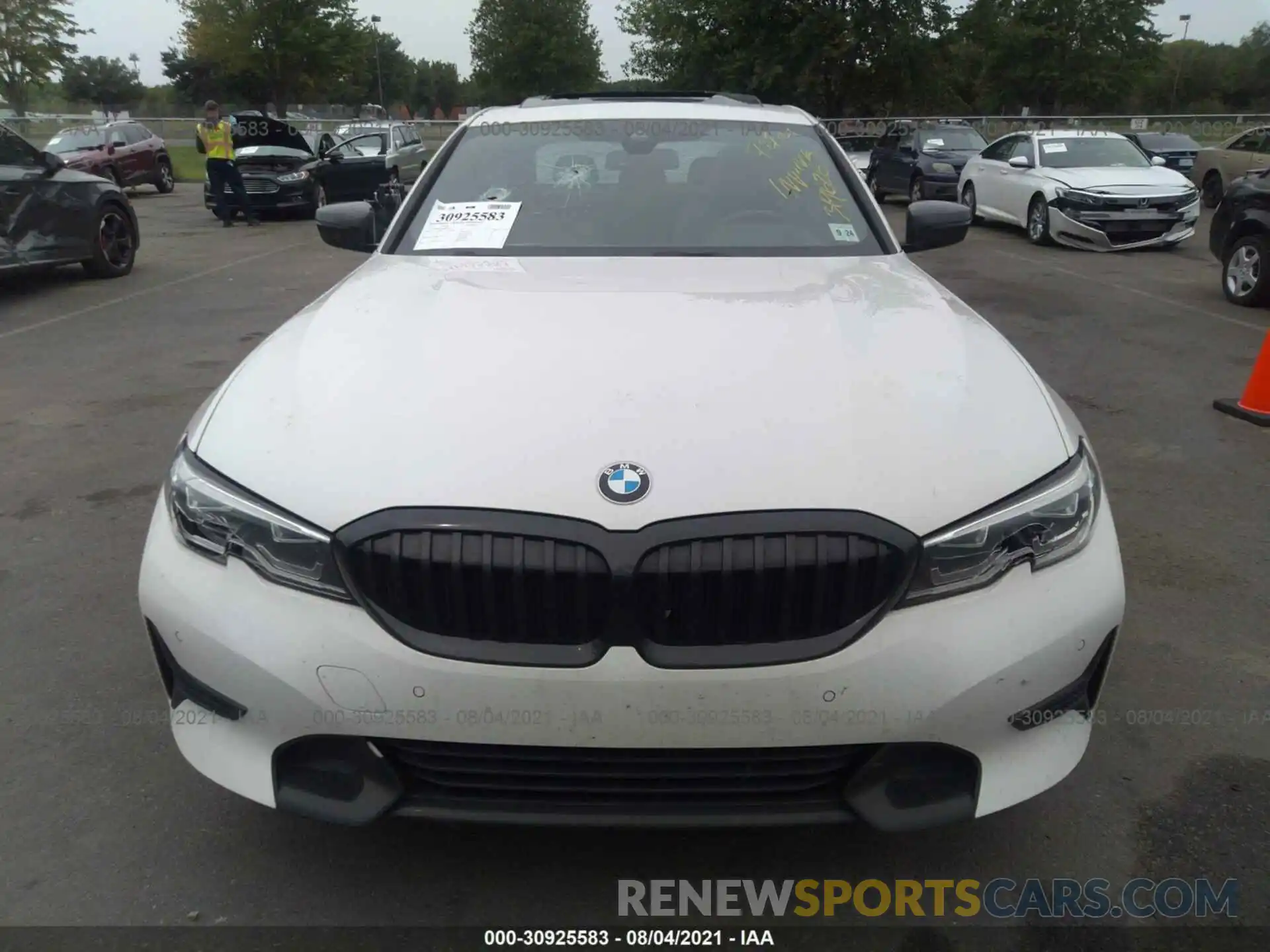 6 Photograph of a damaged car 3MW5R7J55K8B02138 BMW 3 SERIES 2019